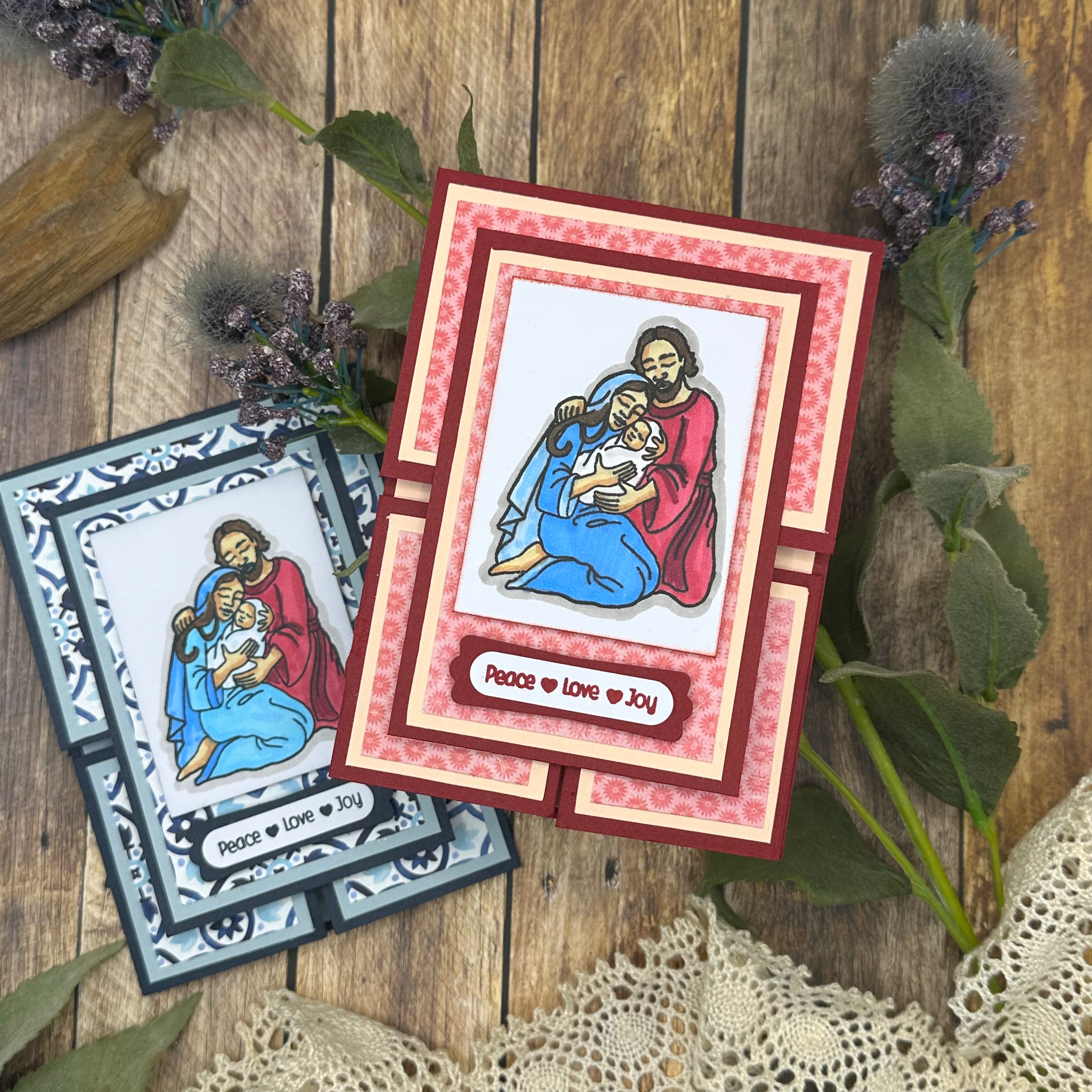 Joy Nativity Christmas Clear Stamp Set