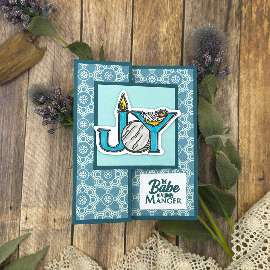 Joy Nativity Christmas Clear Stamp Set