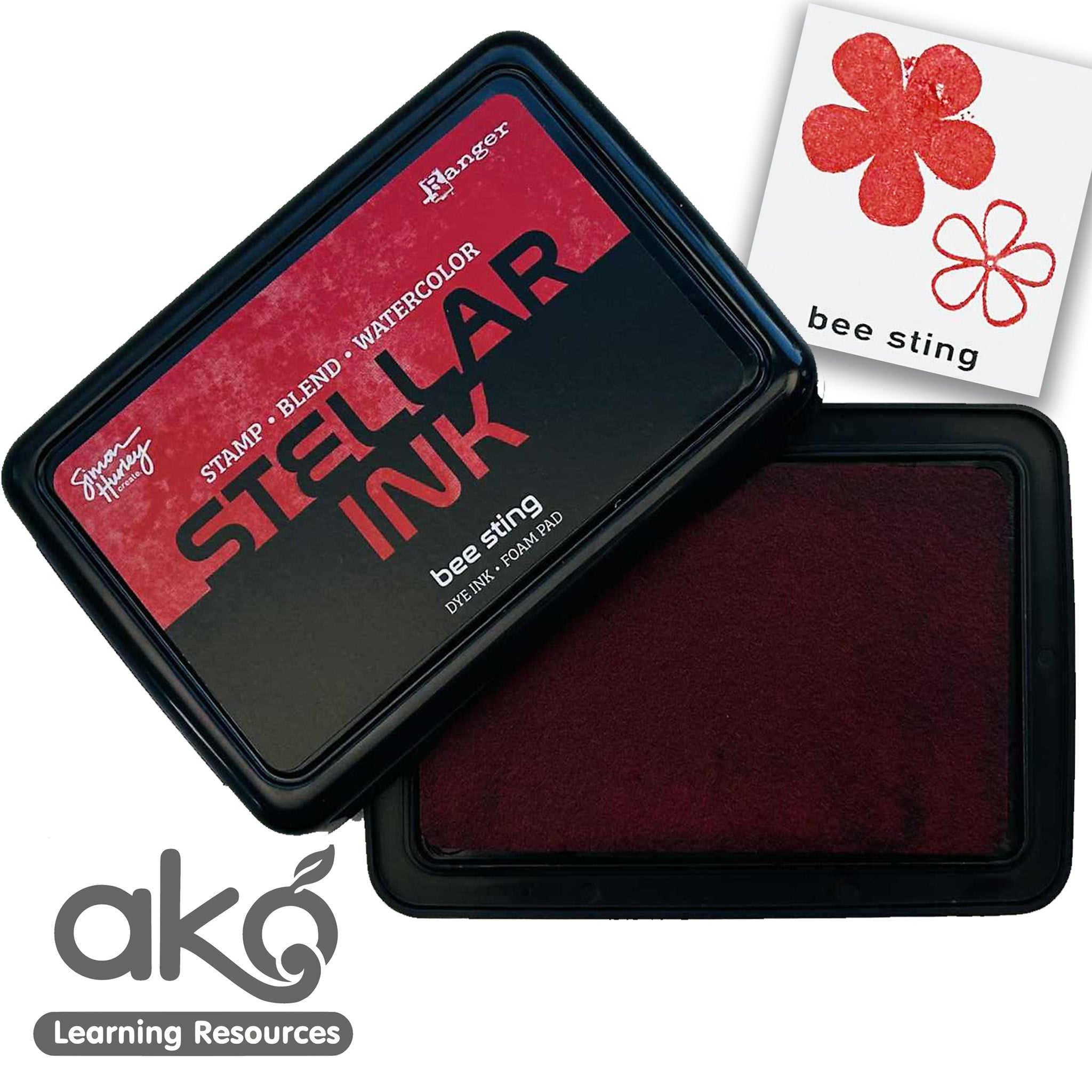 Ranger Stellar Ink - Bee Sting Red Ink Pad – Ako Learning Resources