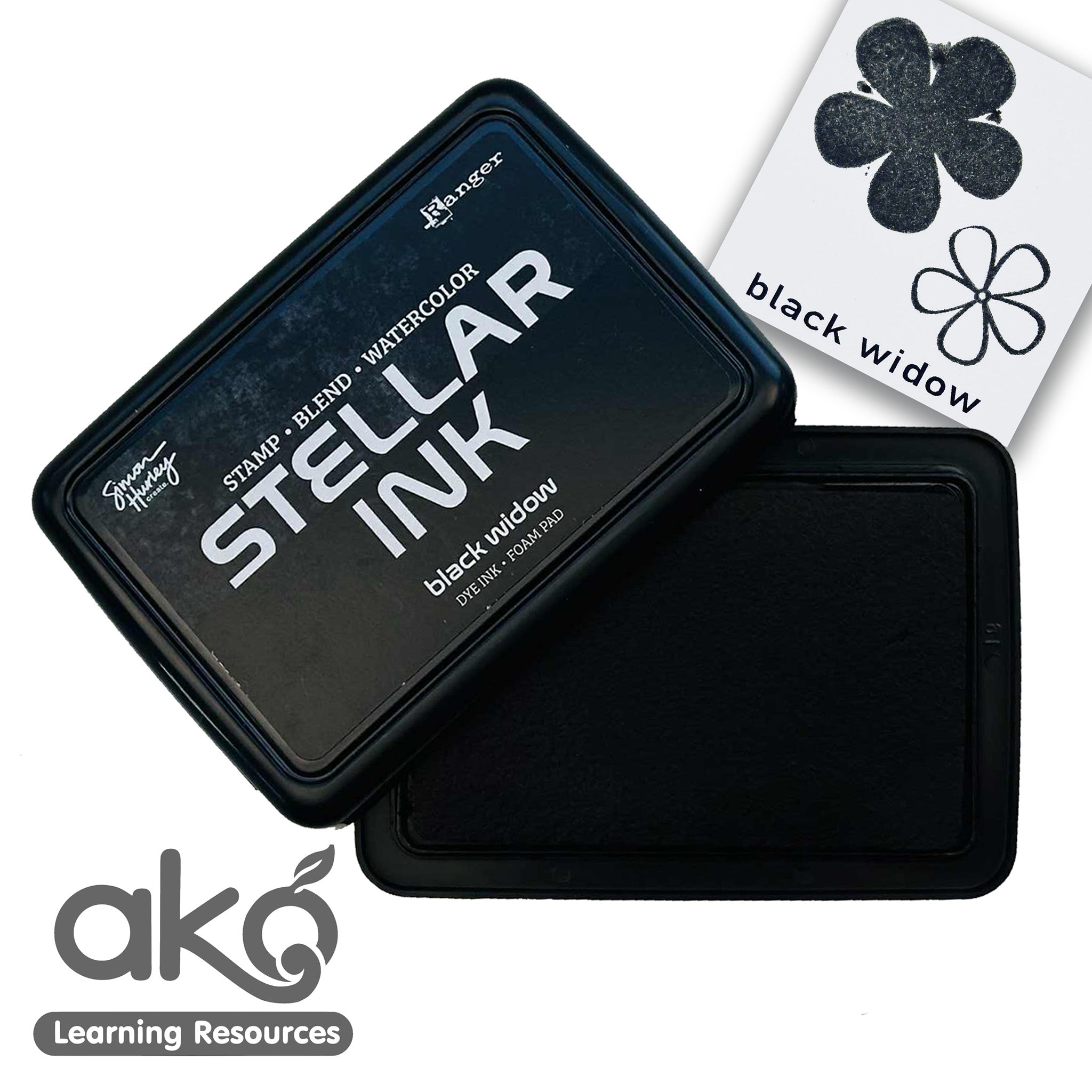 Ranger Stellar Ink - Black Widow Black Ink Pad
