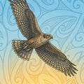 Kahu on Farmland Outdoor Art Panel