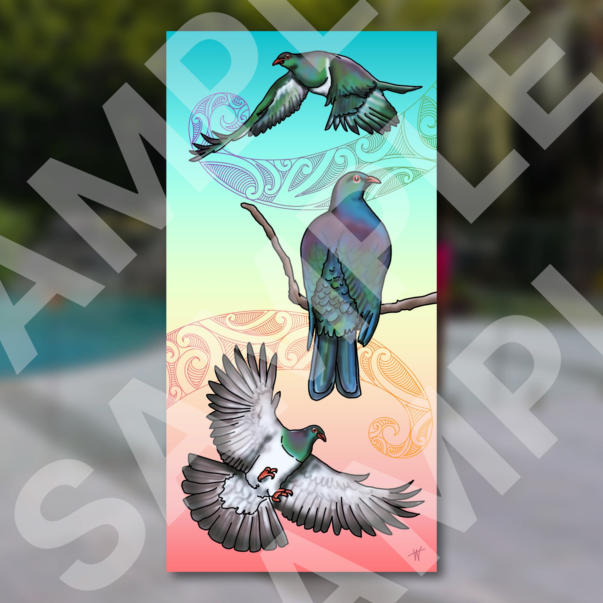 Kereru Outdoor Wall Panel