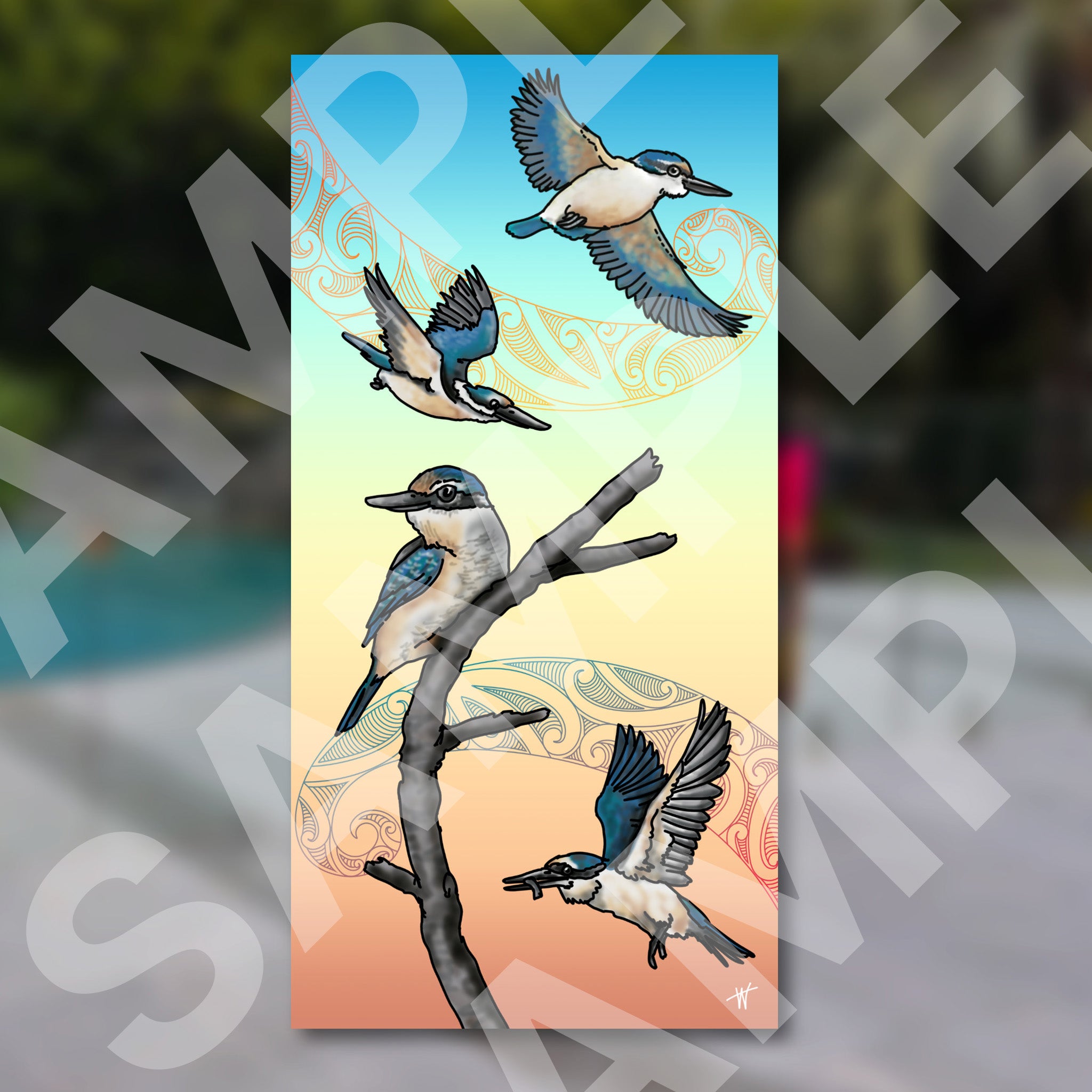 Kotare Outdoor Wall Panel