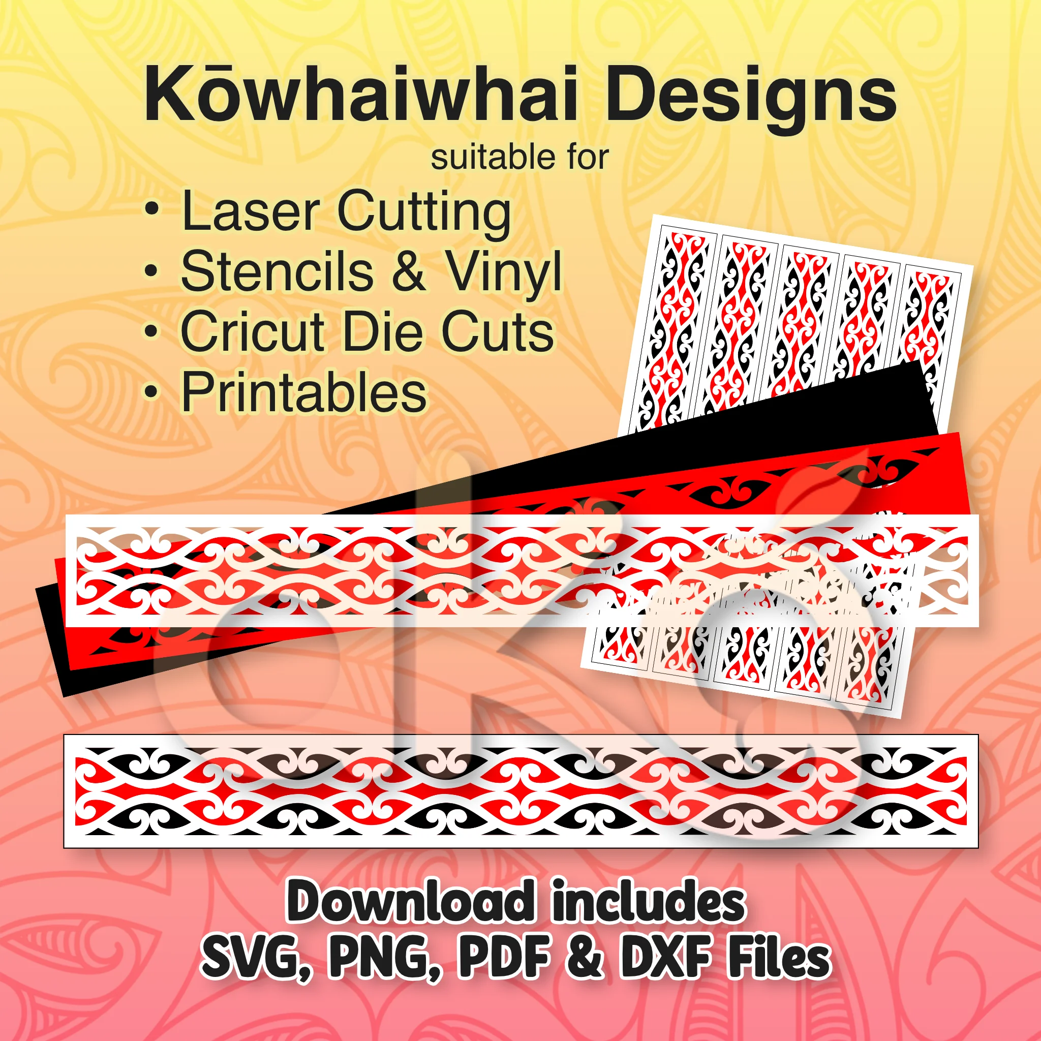 Kōwhaiwhai 8