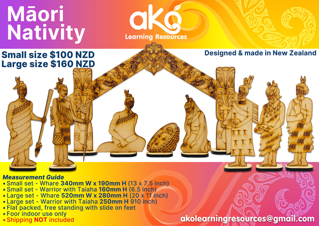 Māori Nativity Set