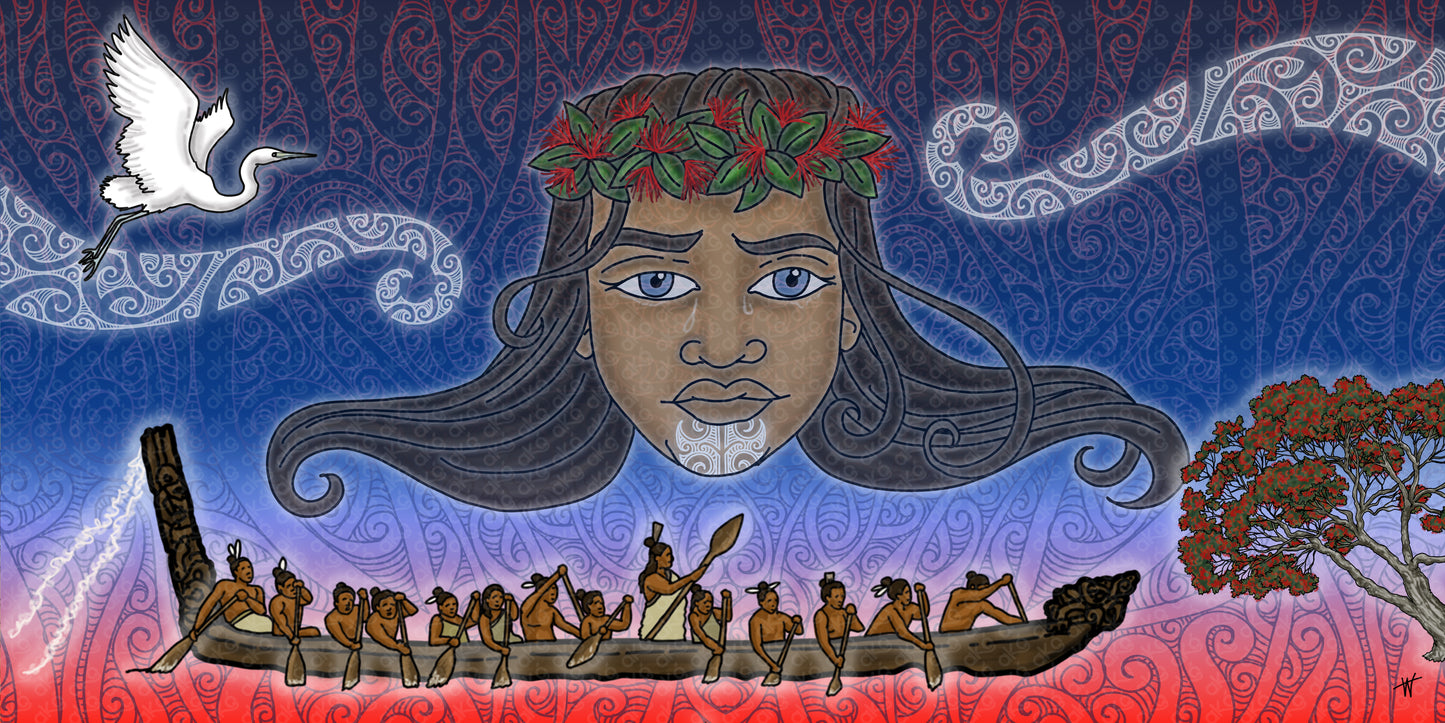 Matariki Mural - Pōhutukawa