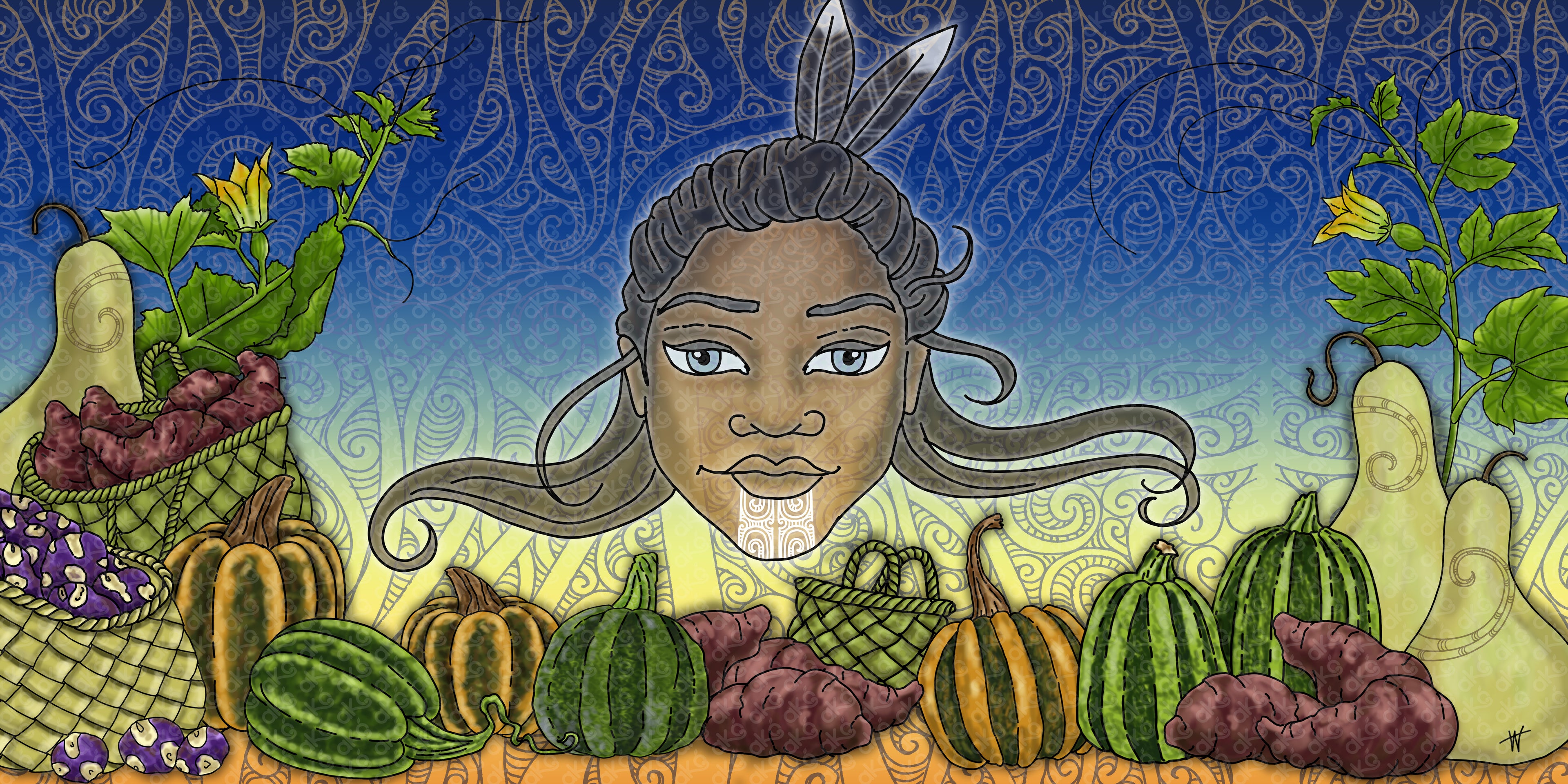 Matariki Mural - Tupuānuku