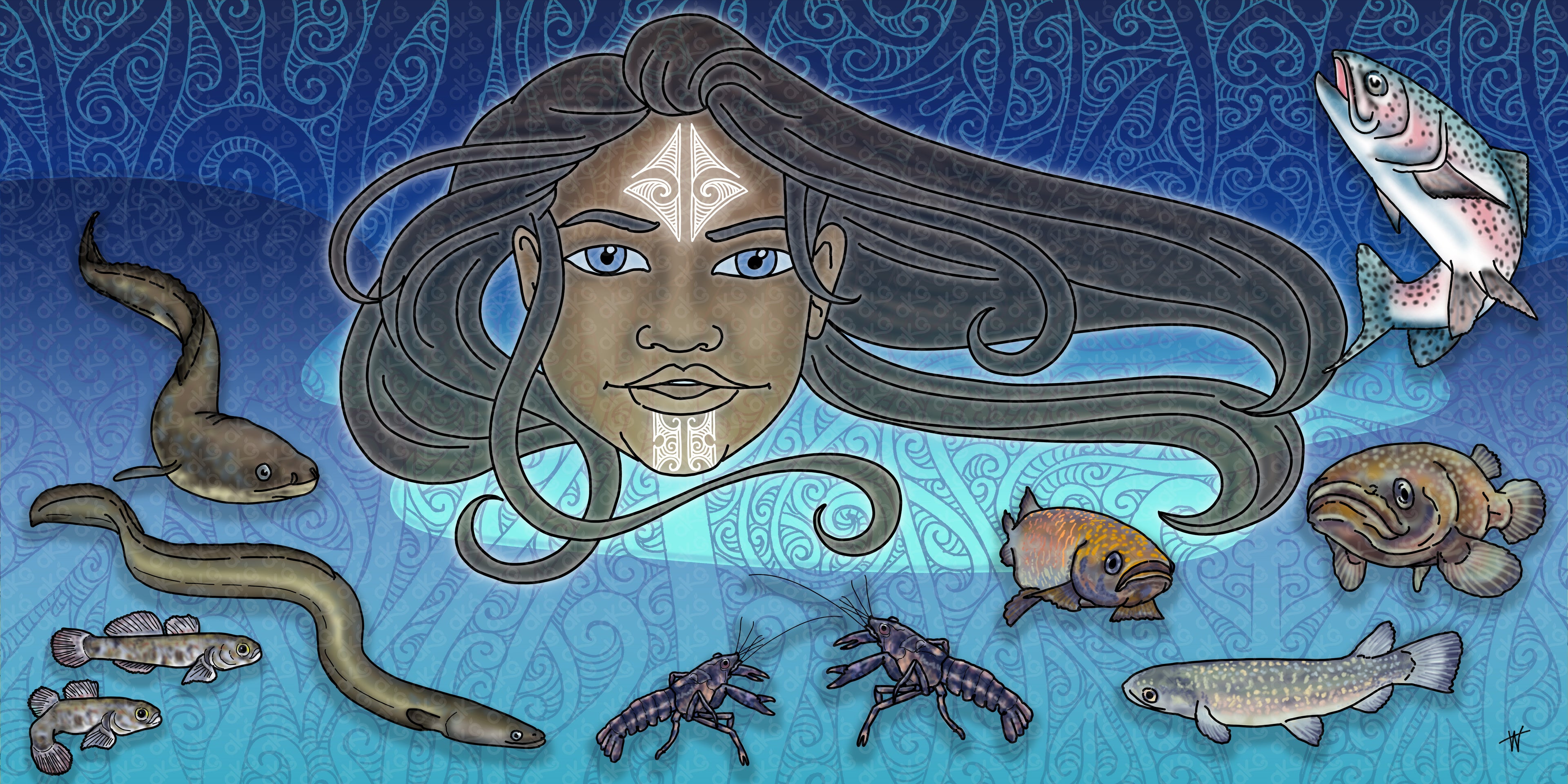 Matariki Mural - Waitī