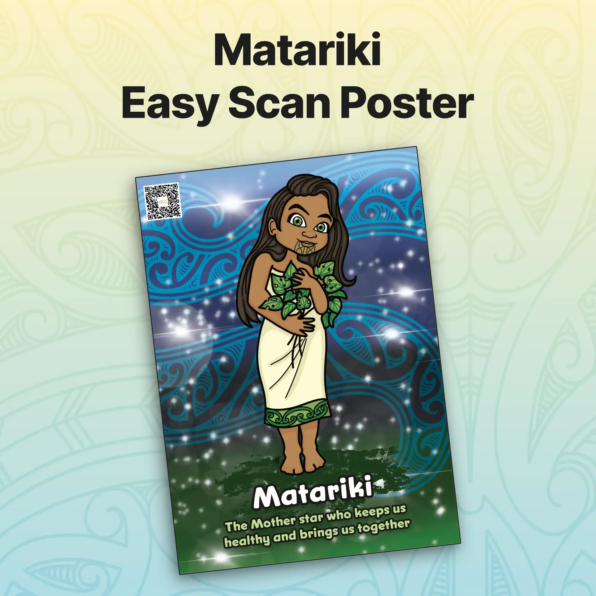 Matariki Easy Scan Poster