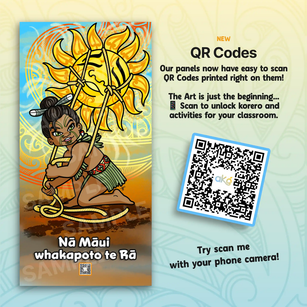 Māui and the Sun Outdoor Art Panel