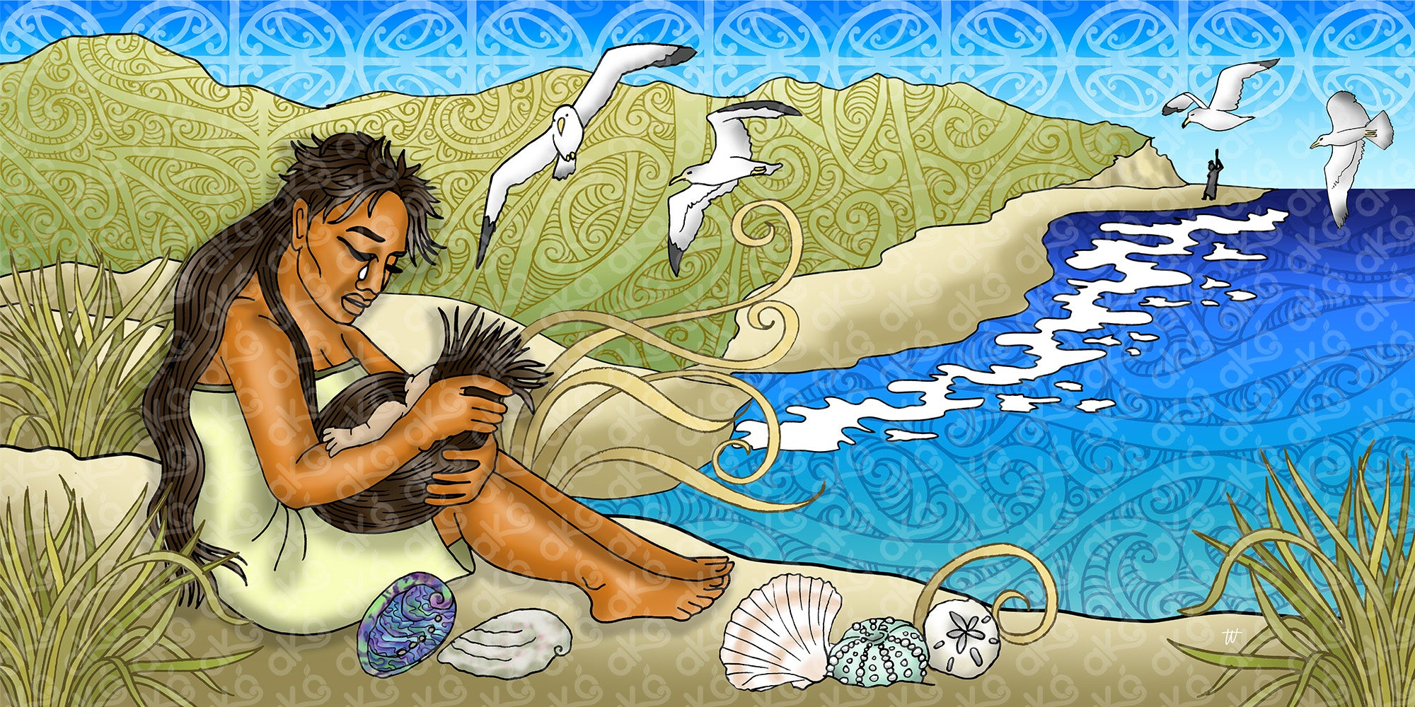 Tikitiki a Taranga Māui Mural