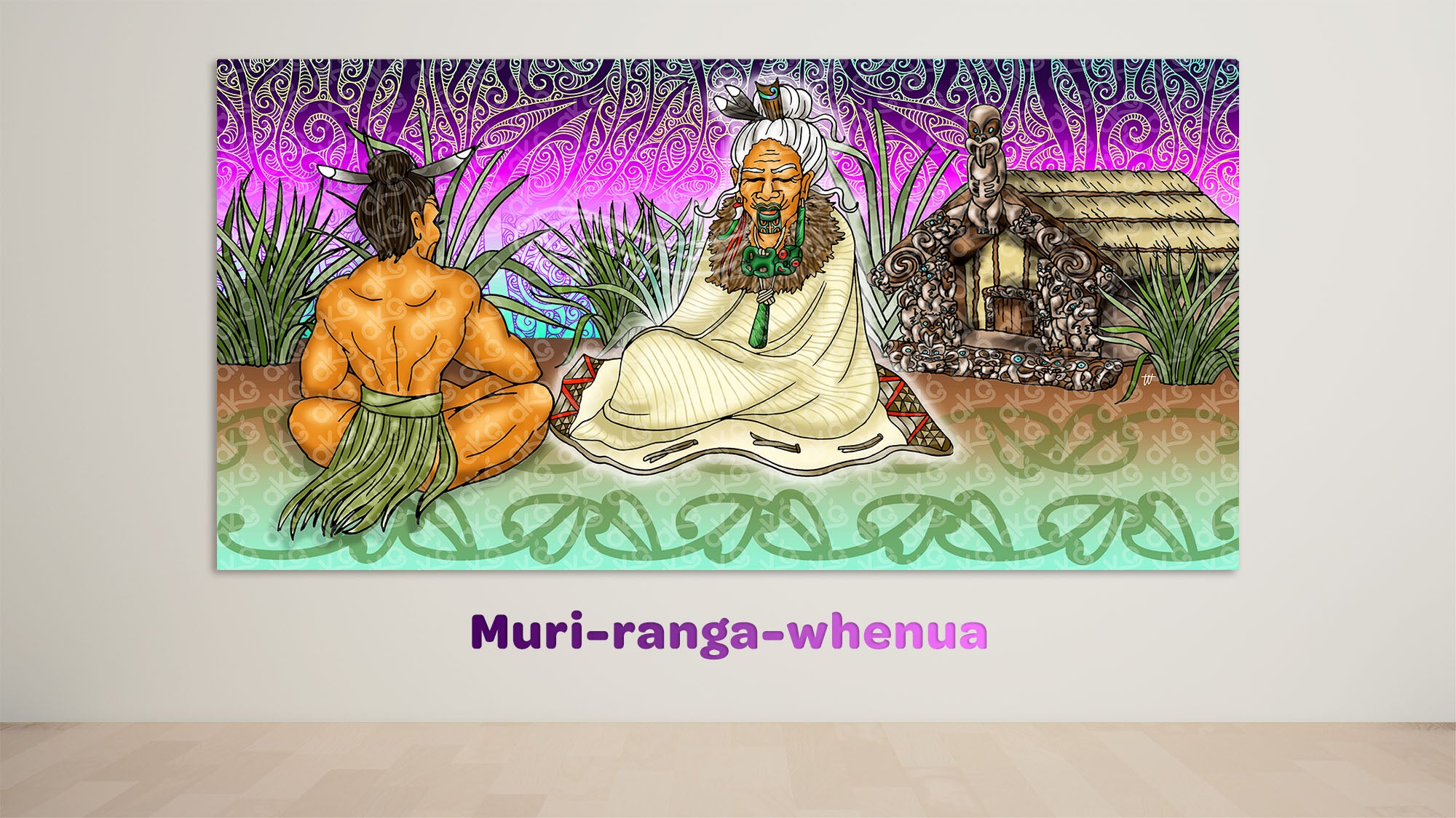 Muri-ranga-whenua Māui Mural