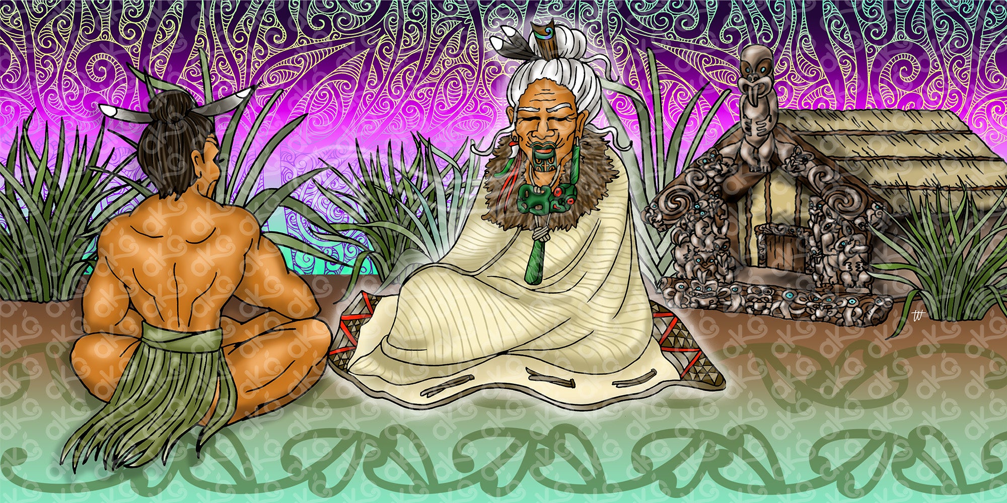 Muri-ranga-whenua Māui Mural