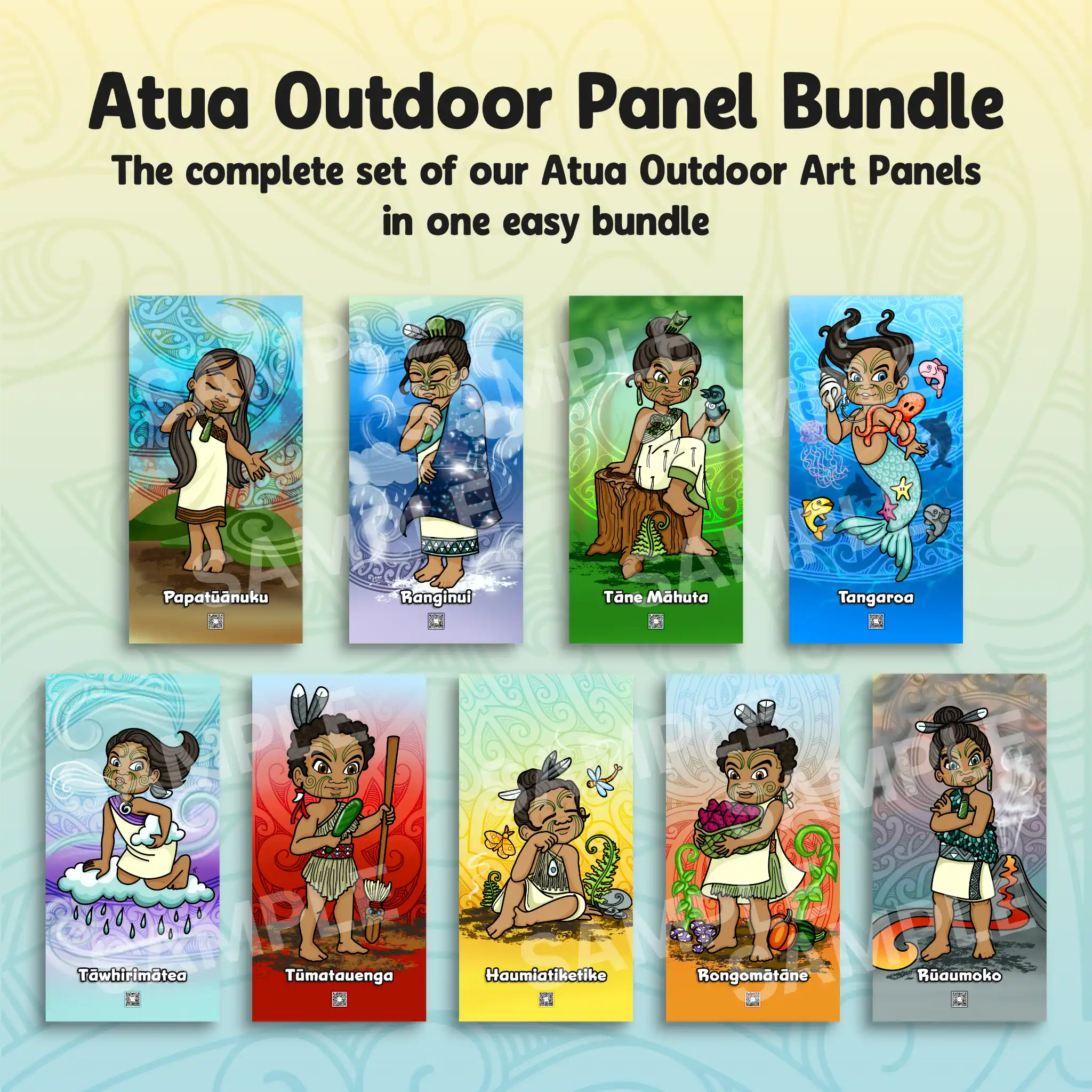 Atua Outdoor Art Panels Complete Bundle