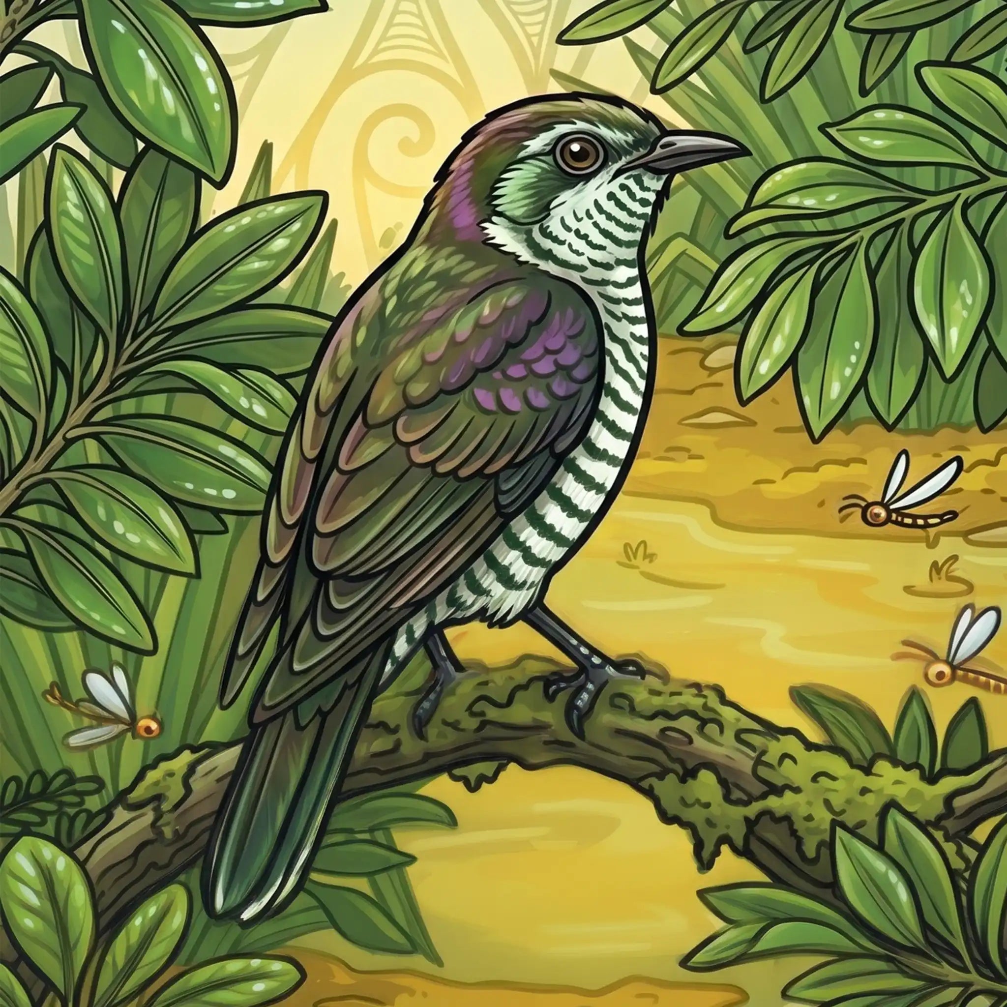 Pīpīwharauroa Outdoor Art Panel