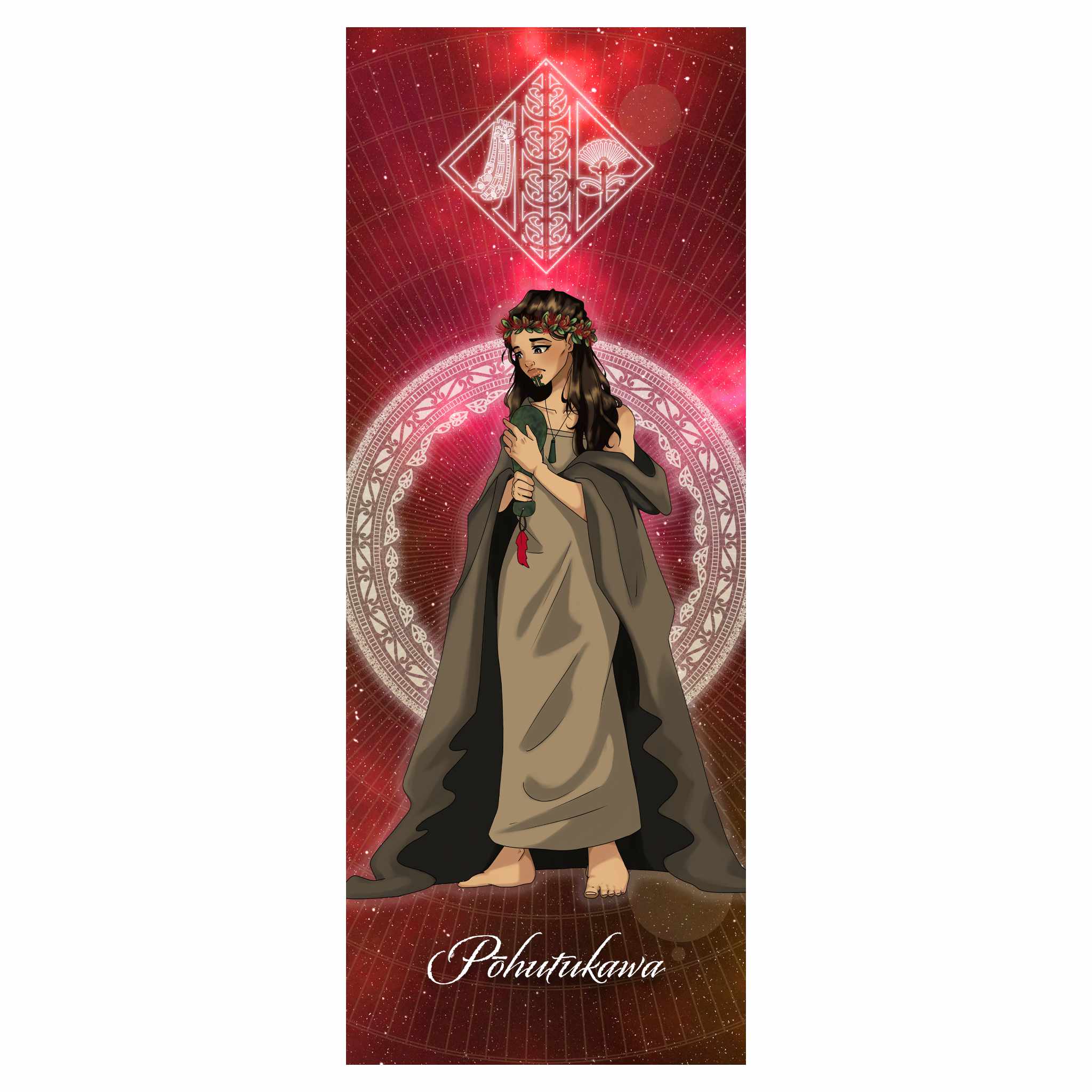 Matariki Outdoor Wall Panel - Pōhutukawa