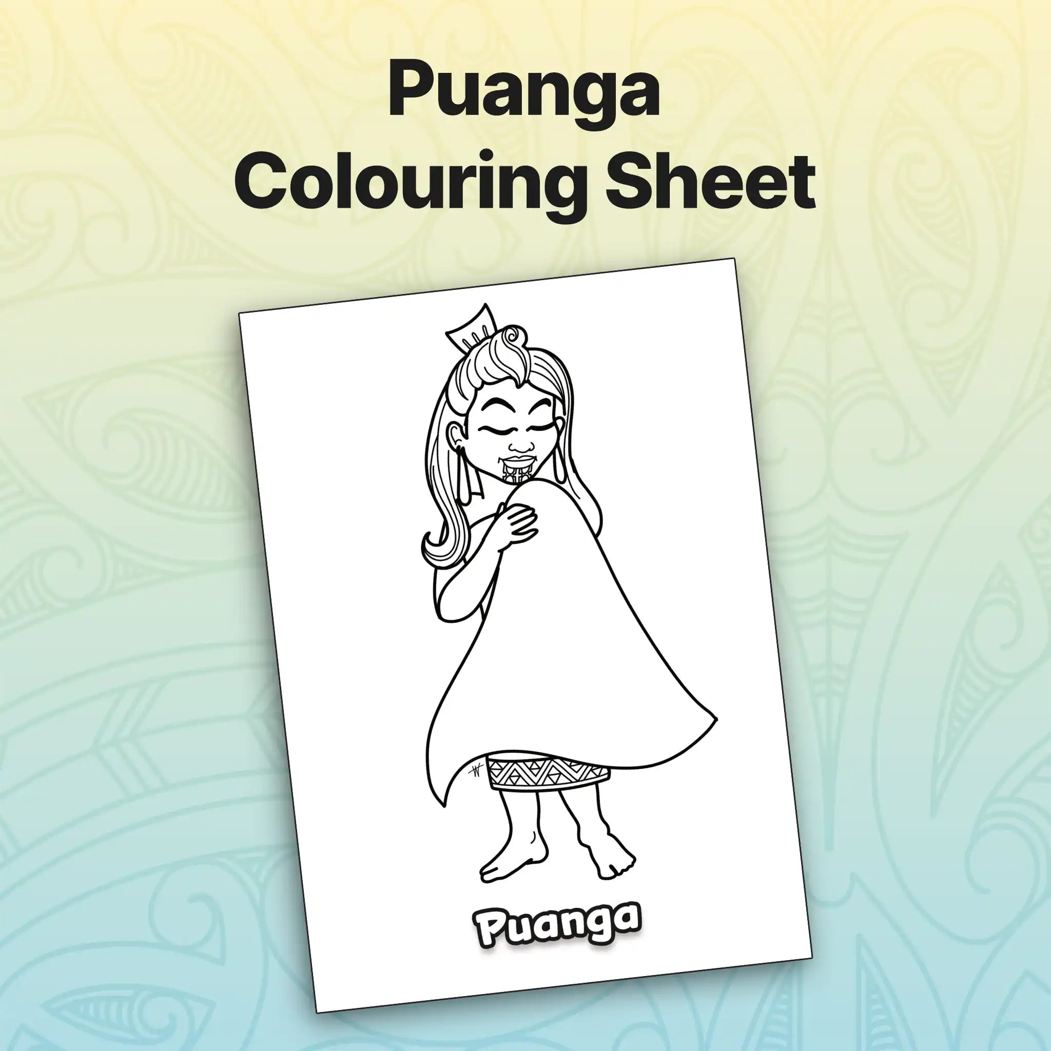 Puanga Colouring Sheet