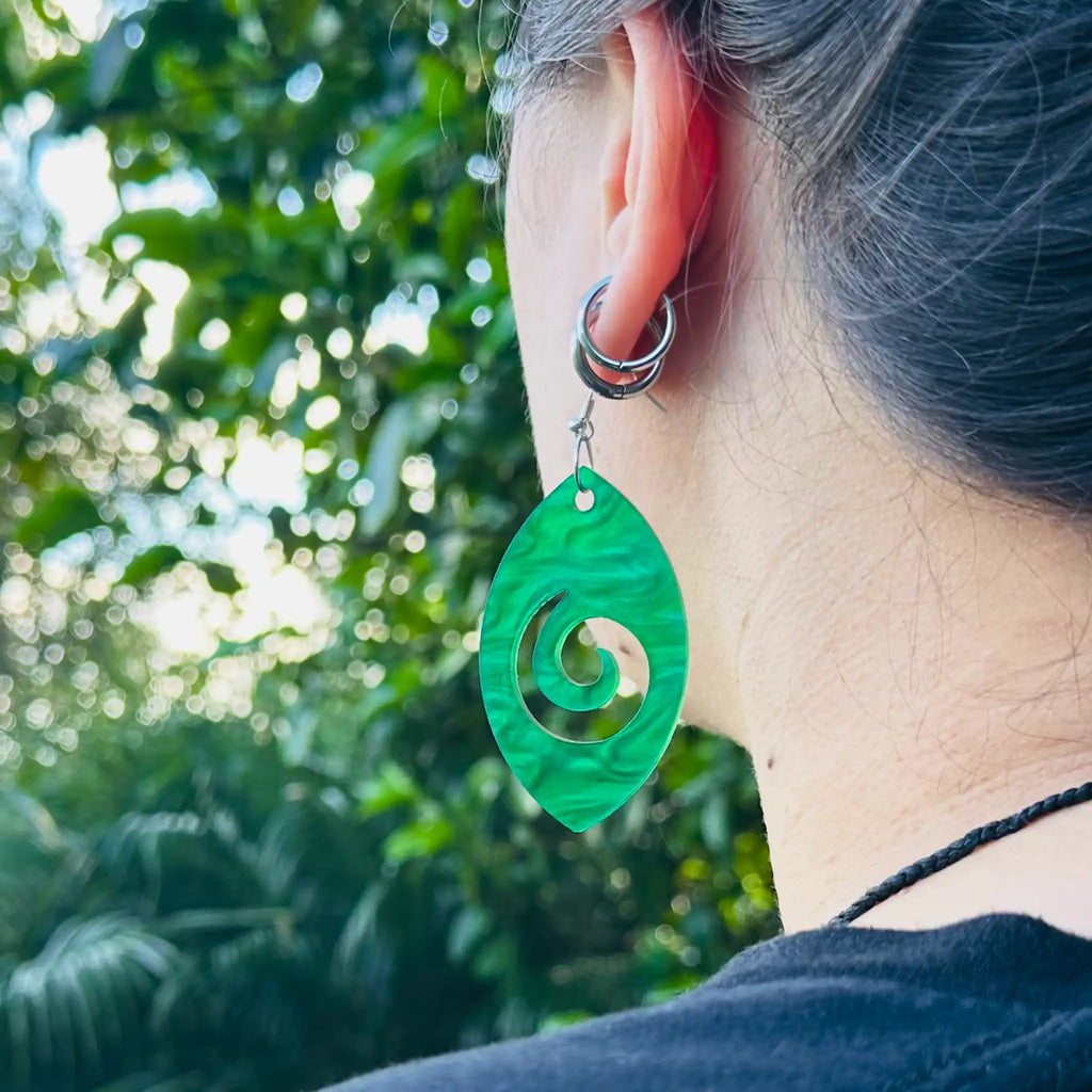 Pūrerehua Earings