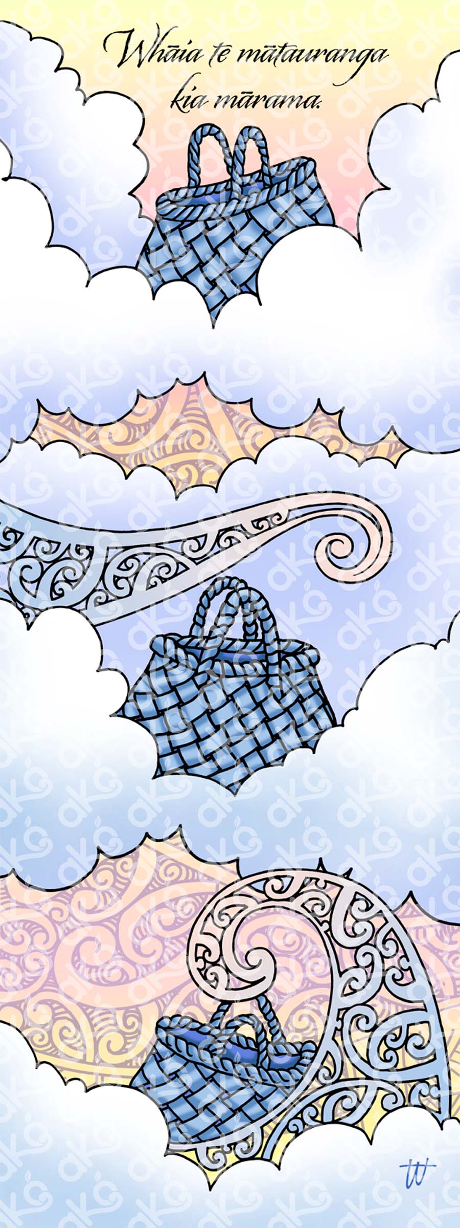 Ranginui - Outdoor Wall Panel Trio Set