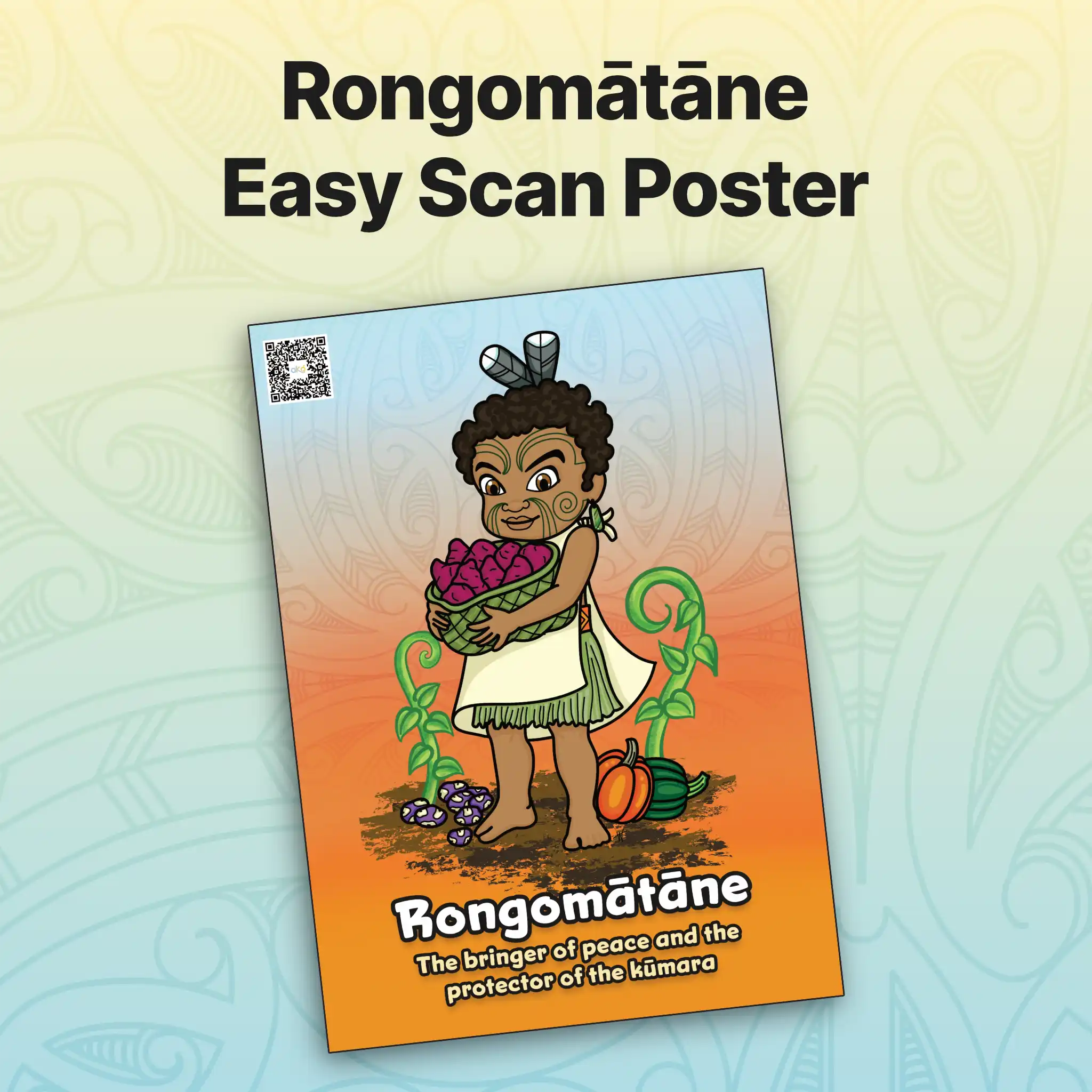 Rongomātāne Easy Scan Poster