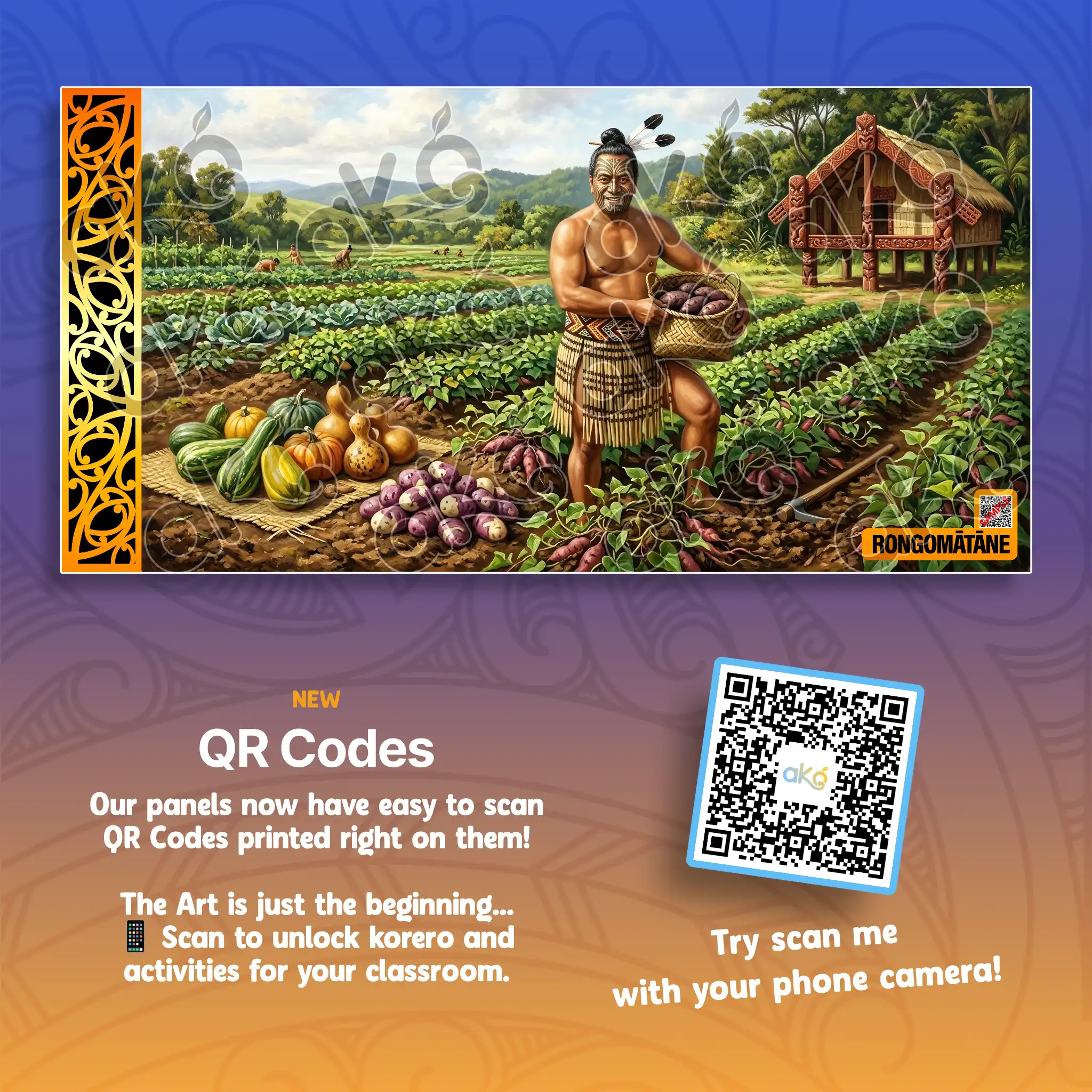 Rongomātāne Outdoor Art Panel