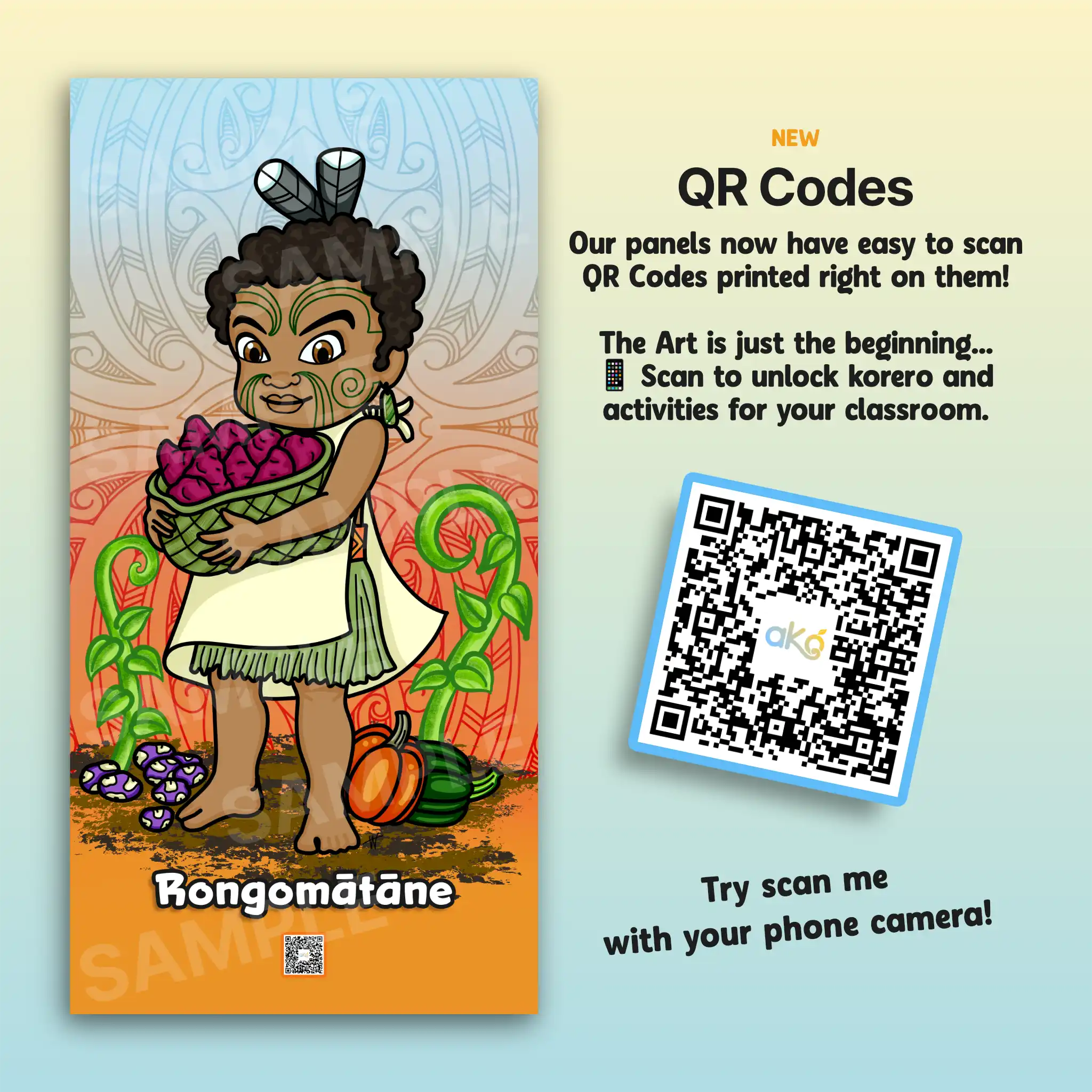 Rongomātāne Outdoor Art Panel