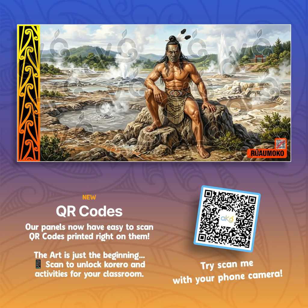 Rūaumoko Outdoor Art Panel