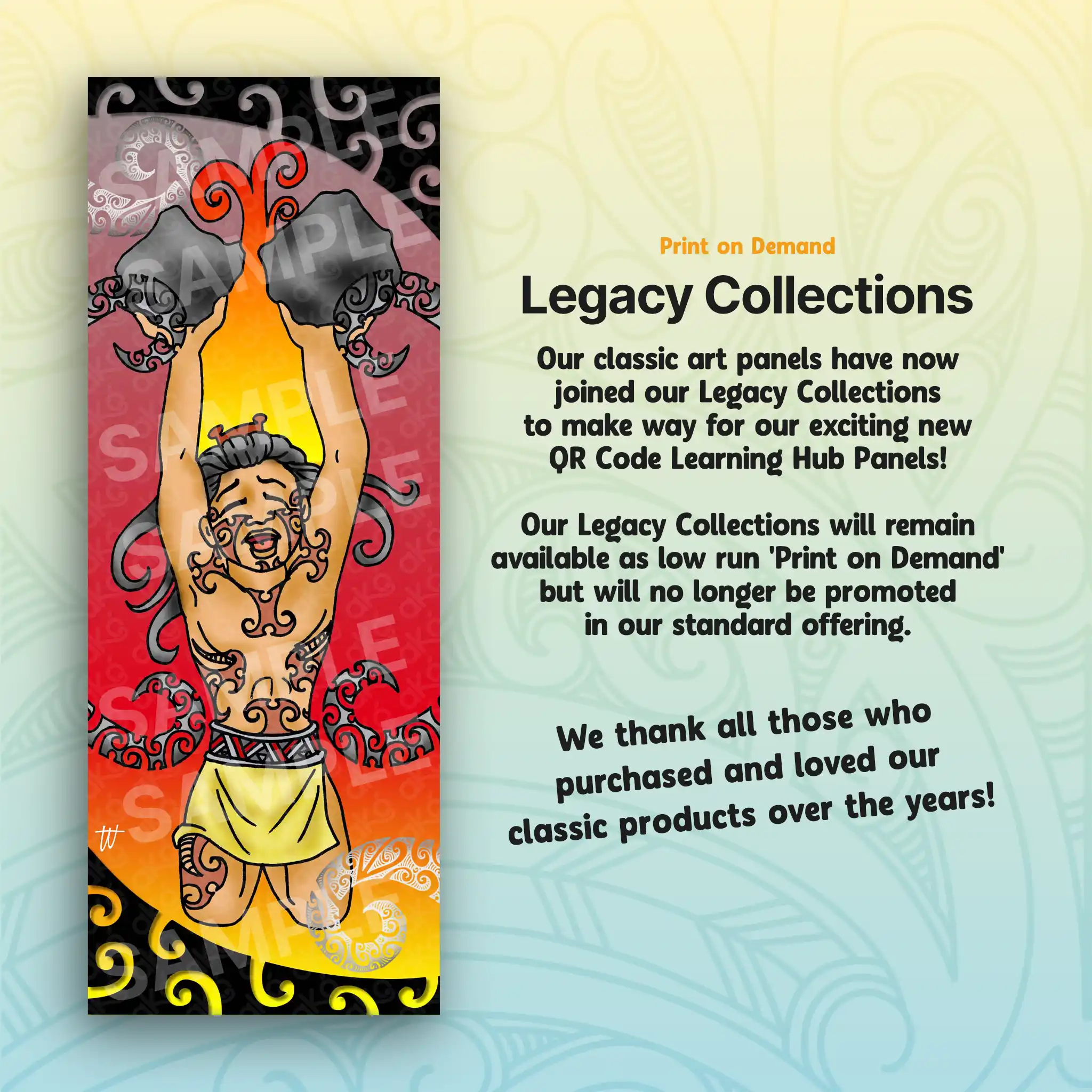 Atua Wall Panel - Ruaumoko