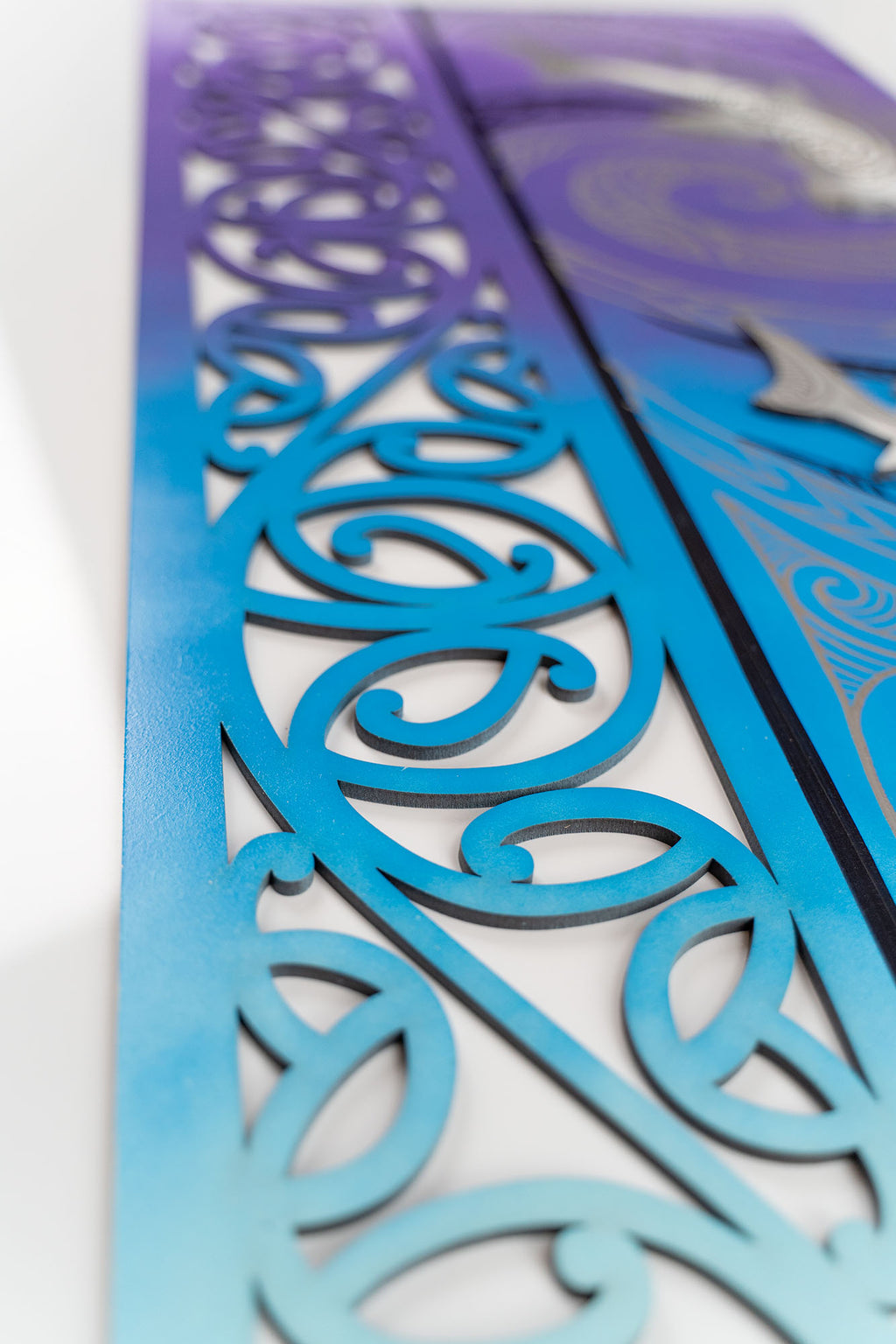 Shark Panel - Purple & Green Gradient