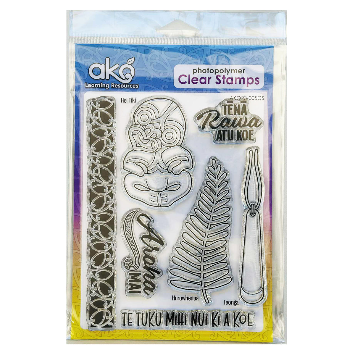 Hei Tiki Clear Stamp Set – Ako Learning Resources