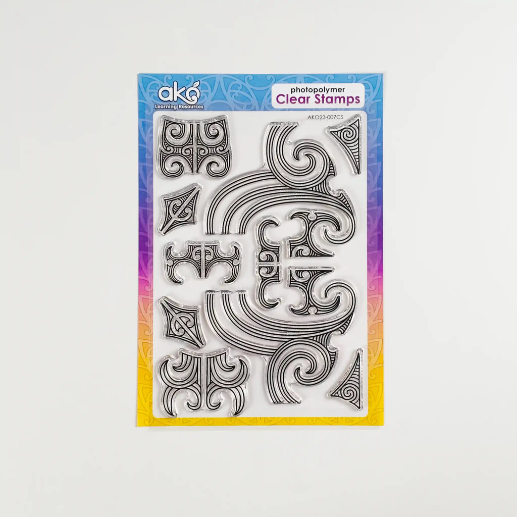 Tā Moko Clear Stamp Set - Pre Order