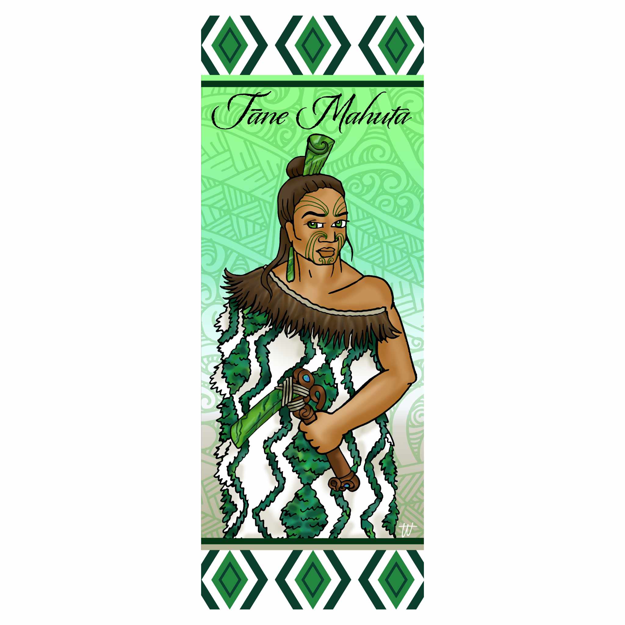 Tāne Mahuta - Atua Outdoor Wall Panel - Kaitiaki Series