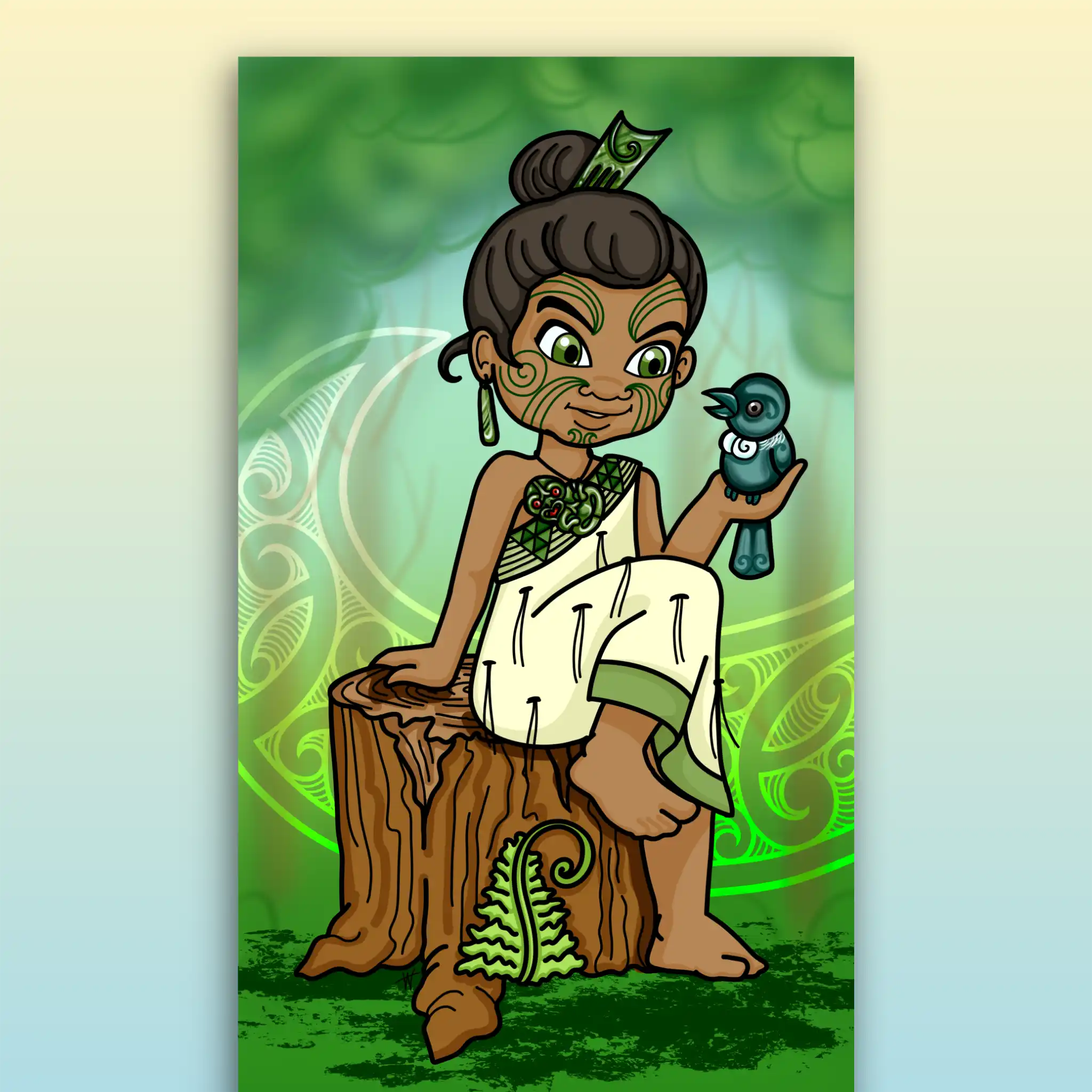 Tāne Māhuta Outdoor Art Panel