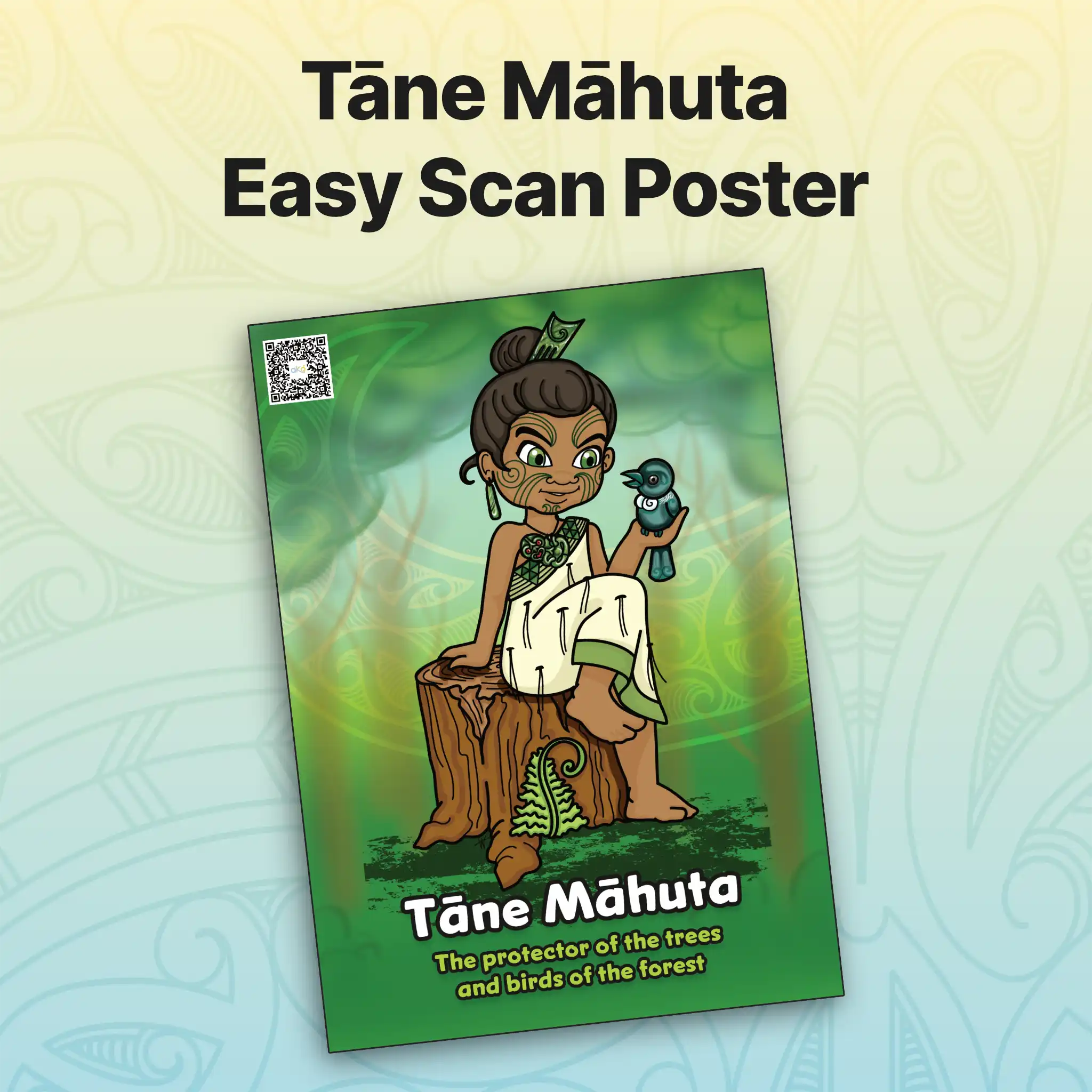 Tāne Māhuta Easy Scan Poster