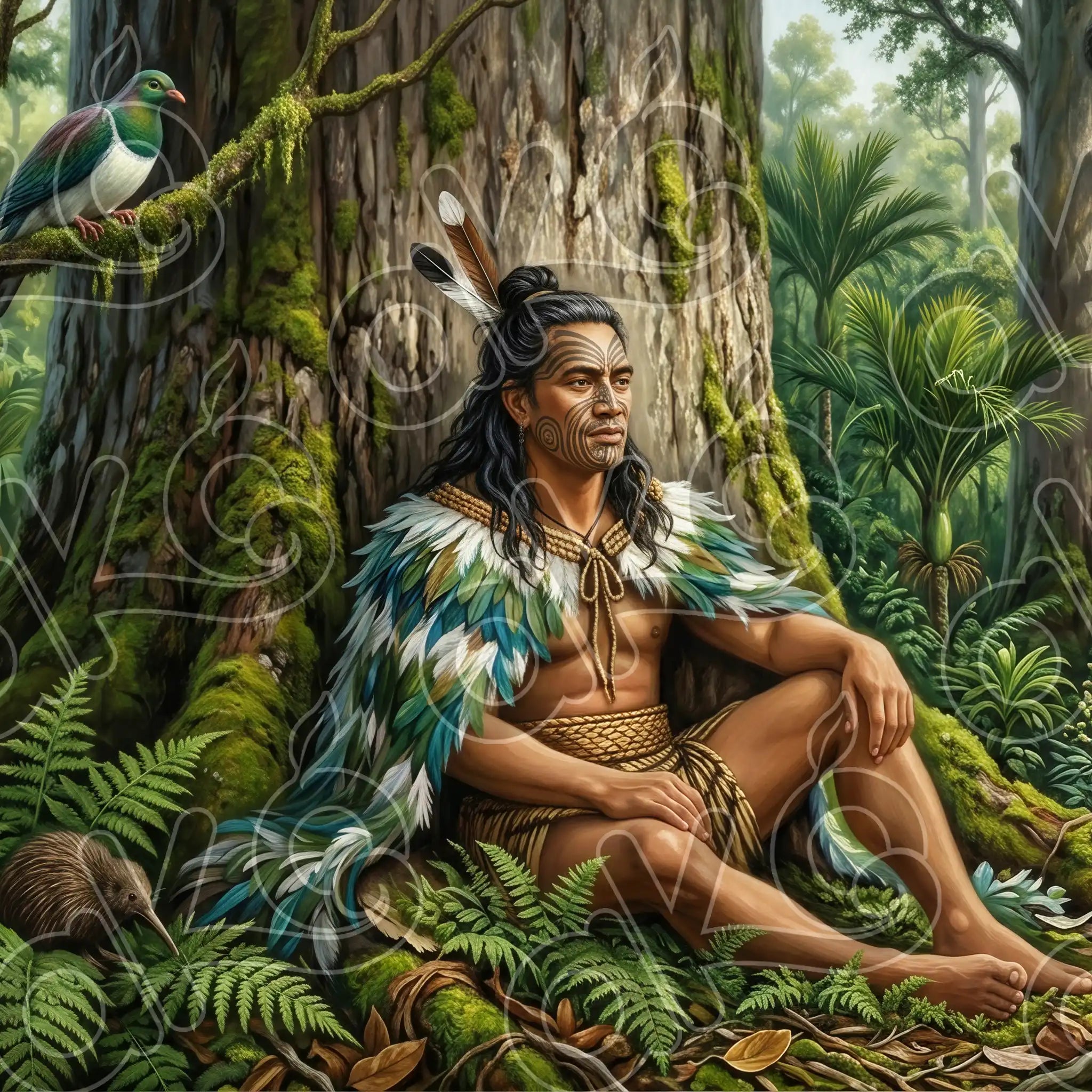 Tāne Māhuta Outdoor Art Panel