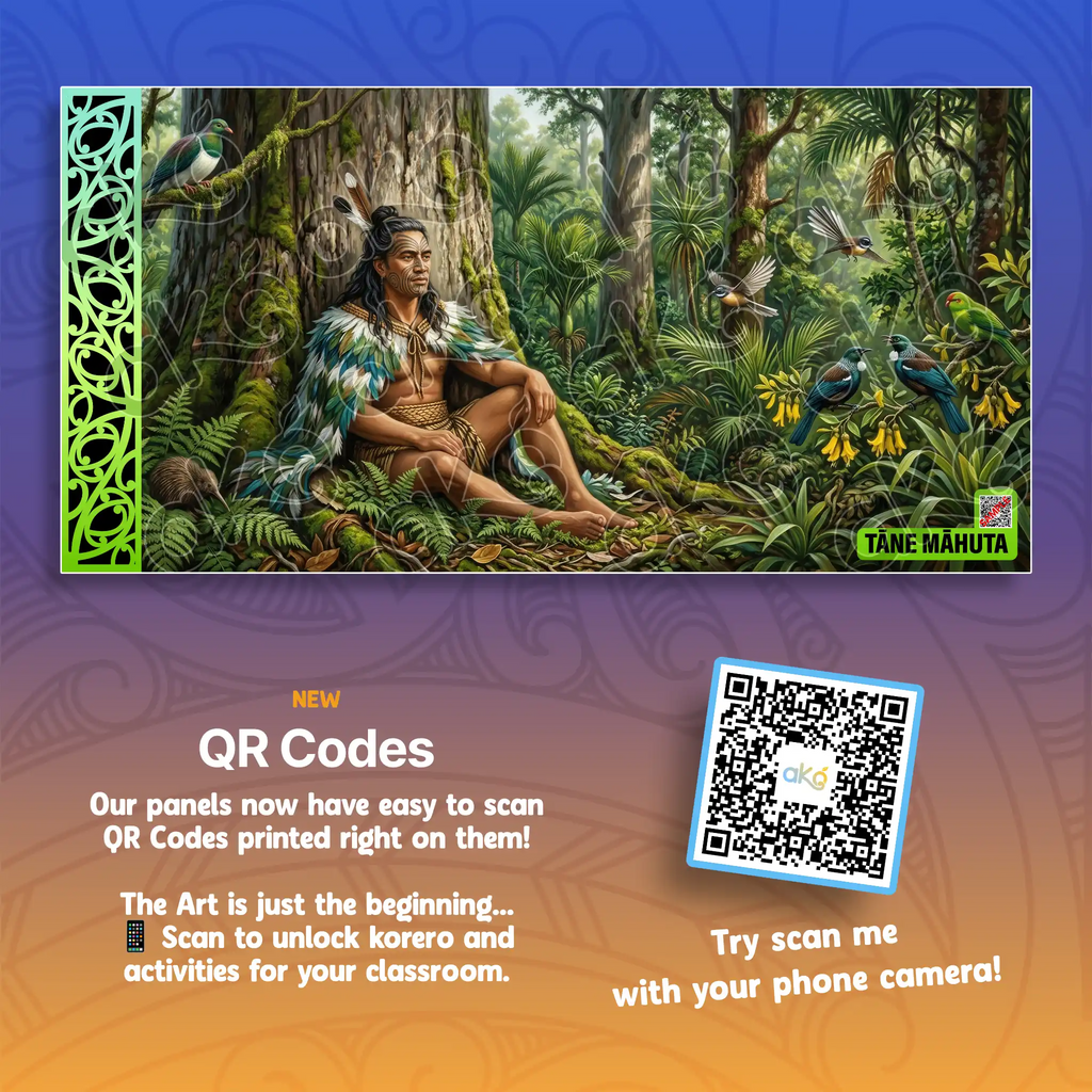 Tāne Māhuta Outdoor Art Panel