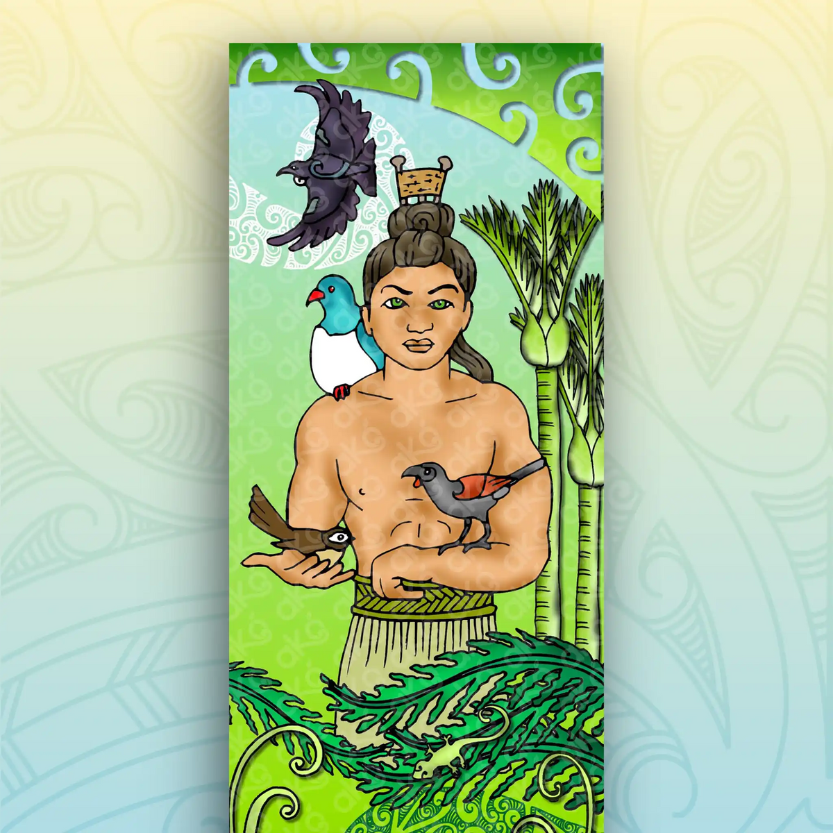 Atua Pattern Atua Wall Panel - Tāne Māhuta – Ako Learning Resources