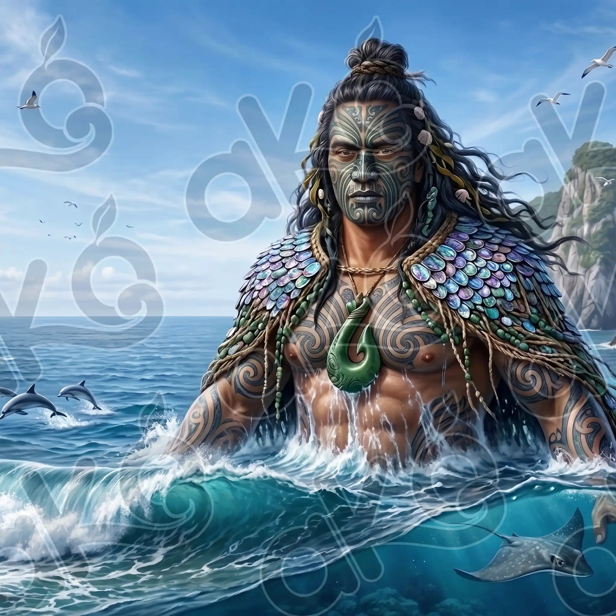 Tangaroa Outdoor Art Panel