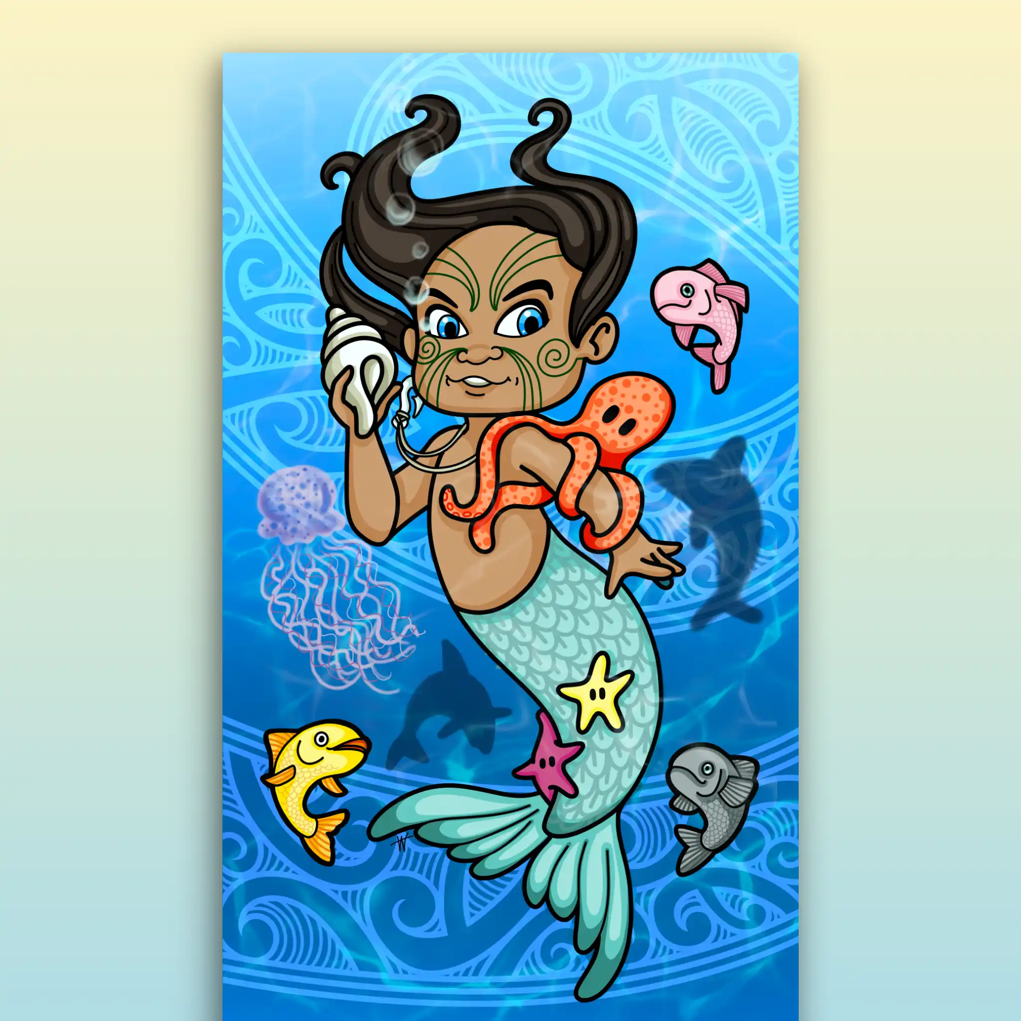 Tangaroa Outdoor Art Panel