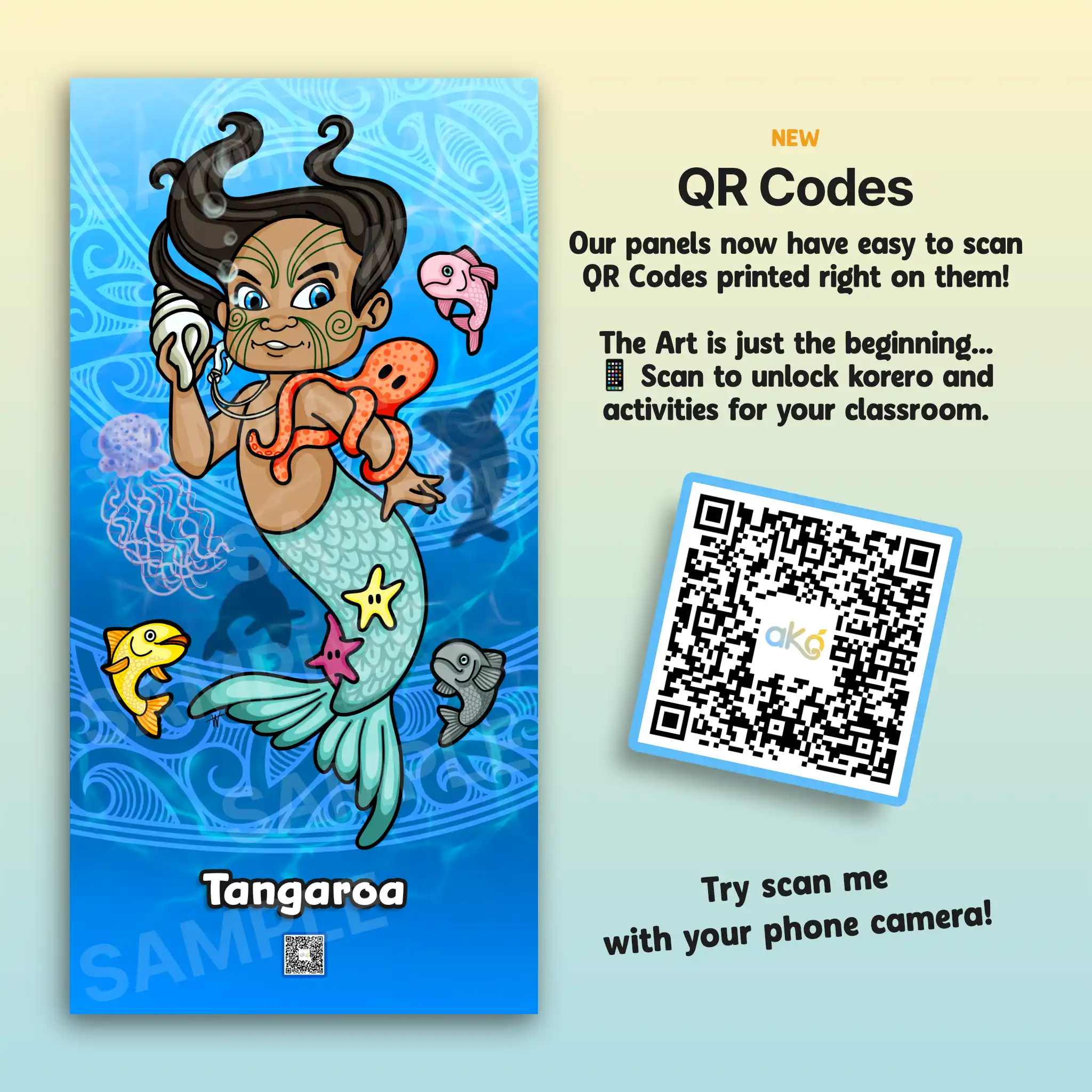 Tangaroa Outdoor Art Panel