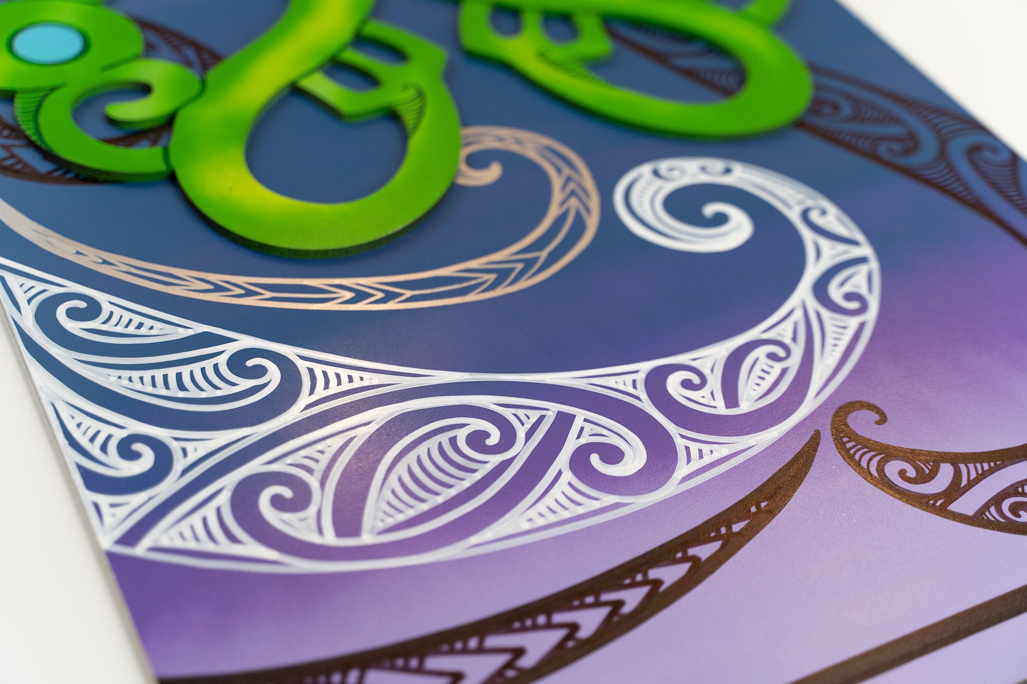 Taonga Panel - Purple & Blue Gradient V2