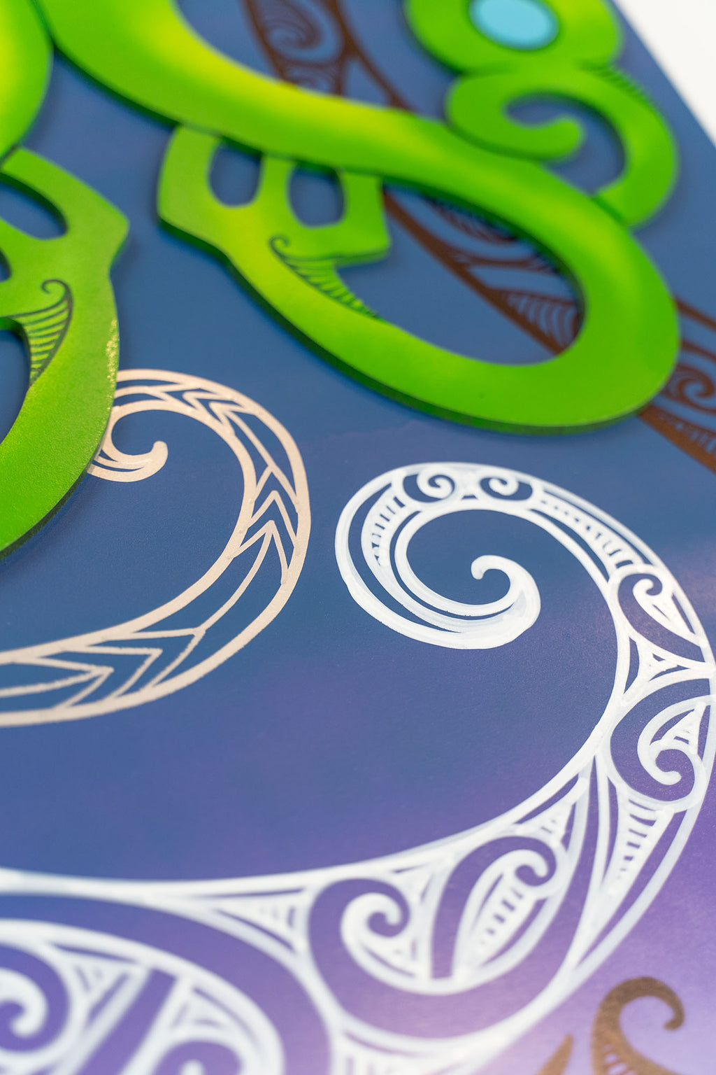 Taonga Panel - Purple & Blue Gradient V2