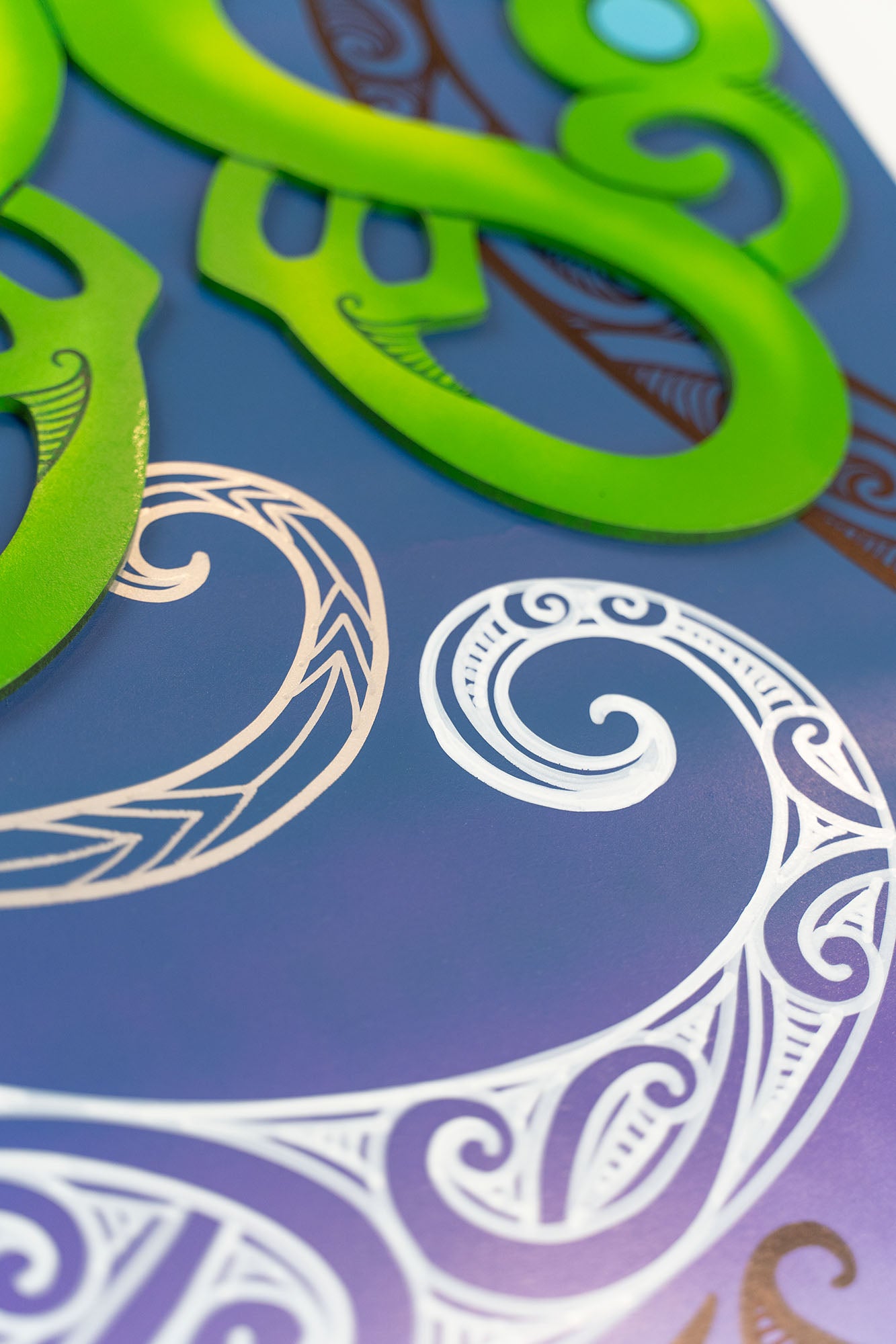 Taonga Panel - Purple & Blue Gradient V2