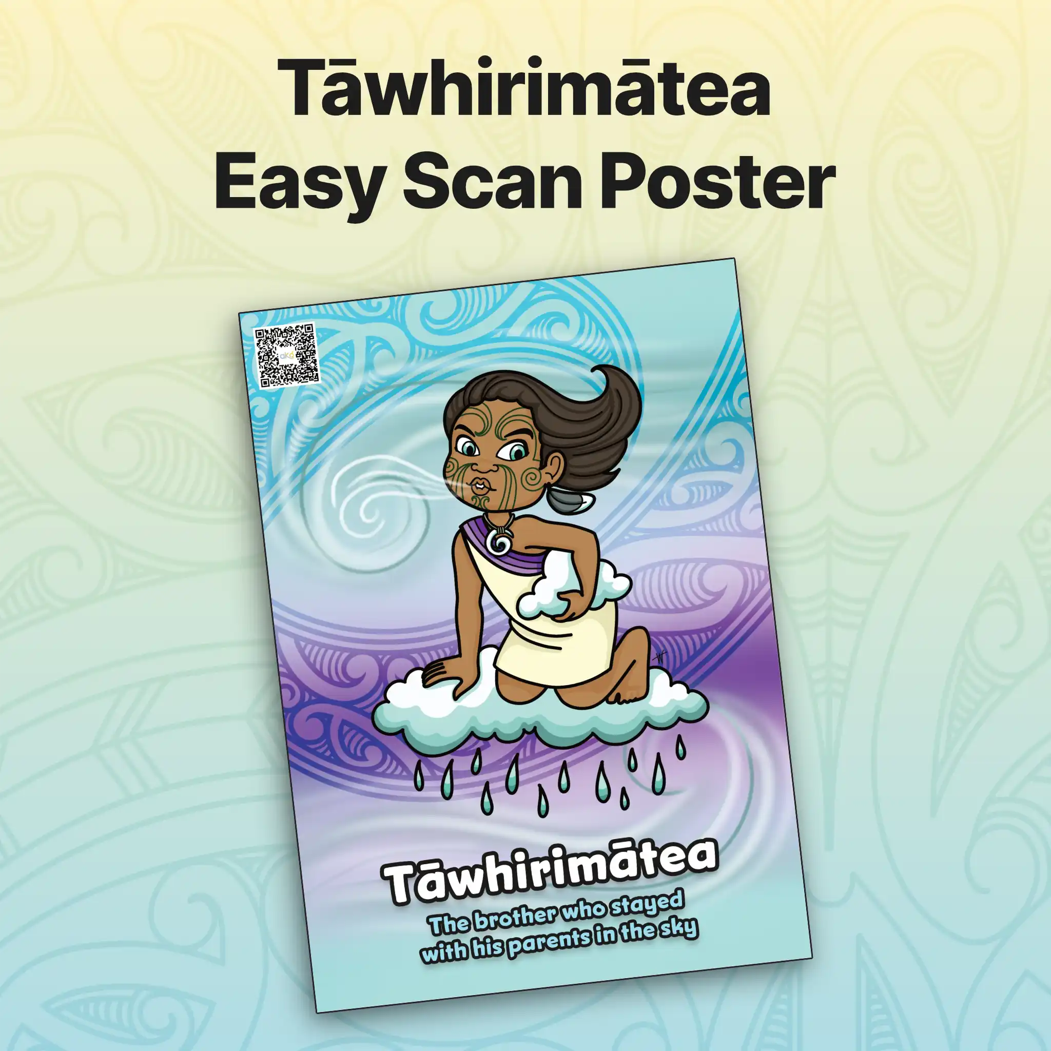 Tāwhirimātea Easy Scan Poster