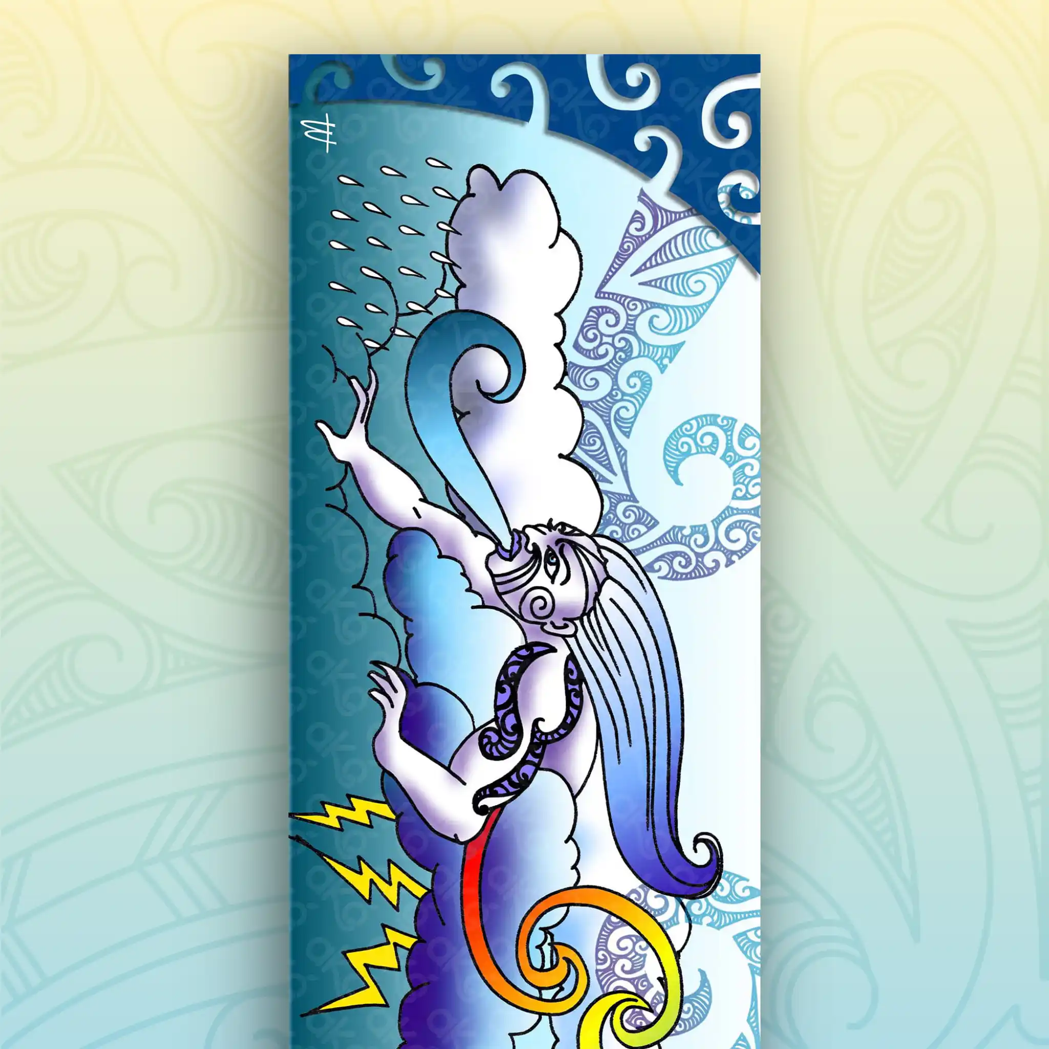 Atua Wall Panel - Tāwhirimātea