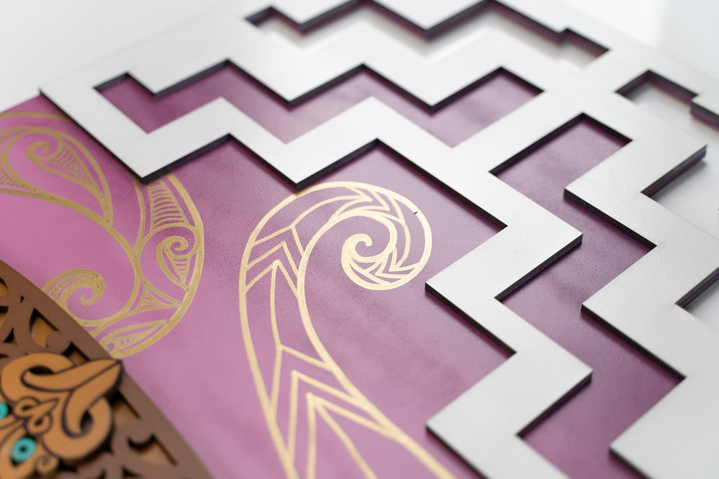 Tiki Panel - Gold Pattern