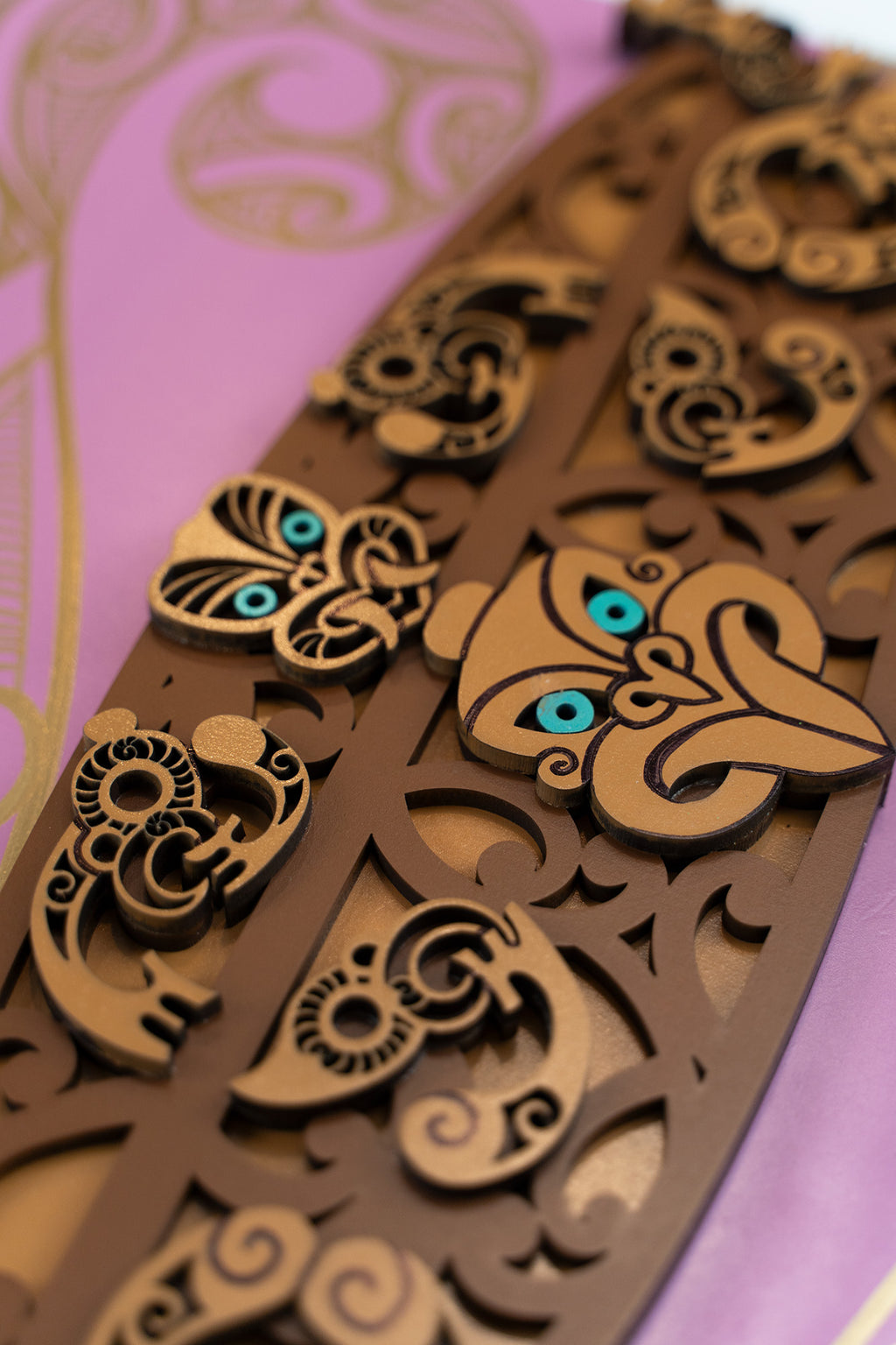 Tiki Panel - Gold Pattern
