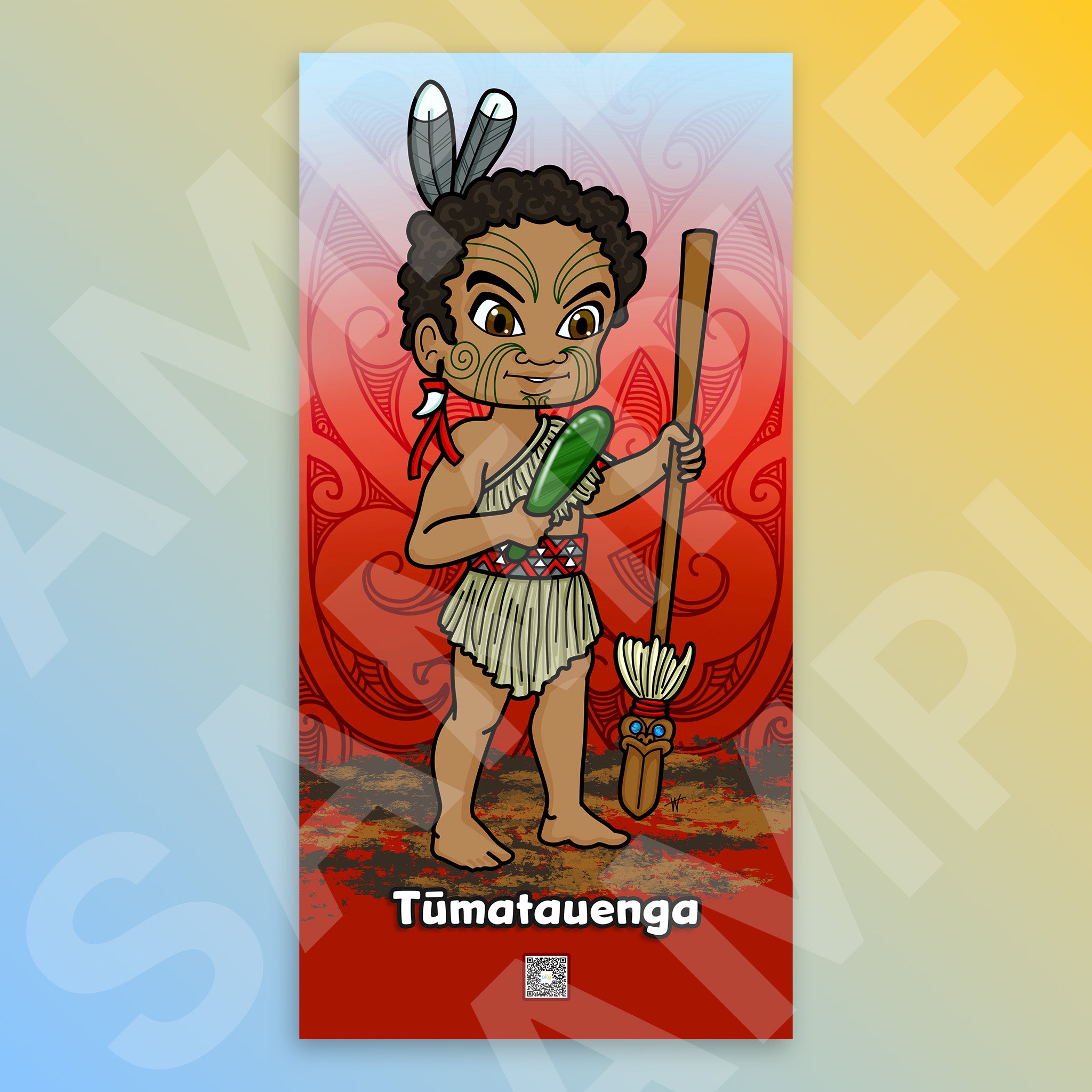 Tūmatauenga Outdoor Art Panel