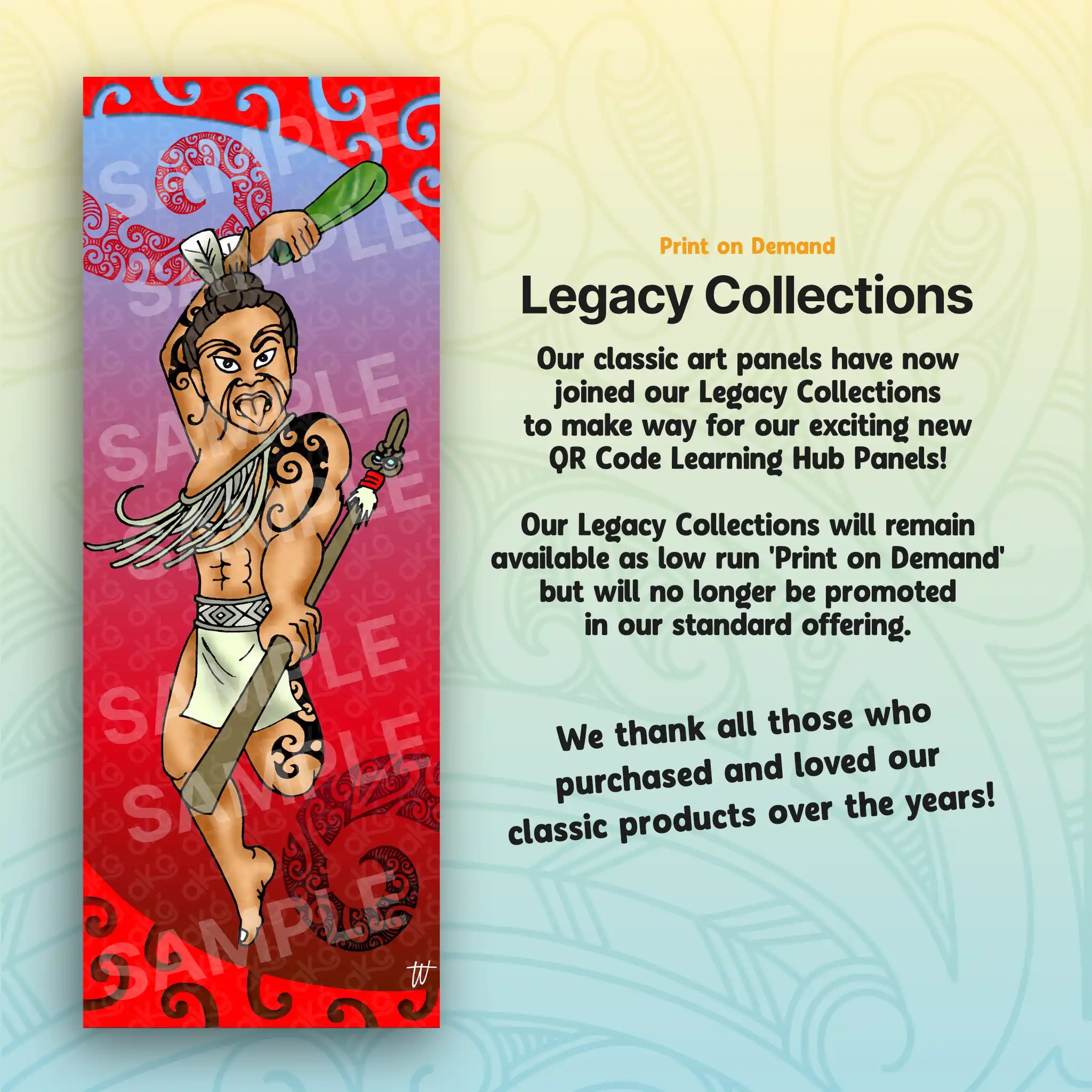 Atua Wall Panel - Tūmatauenga