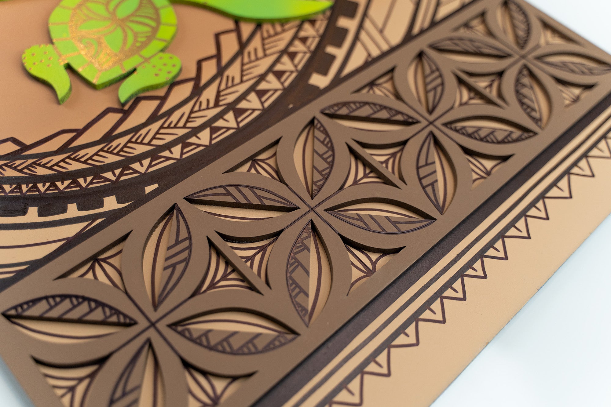 Turtle Panel - Brown & Black